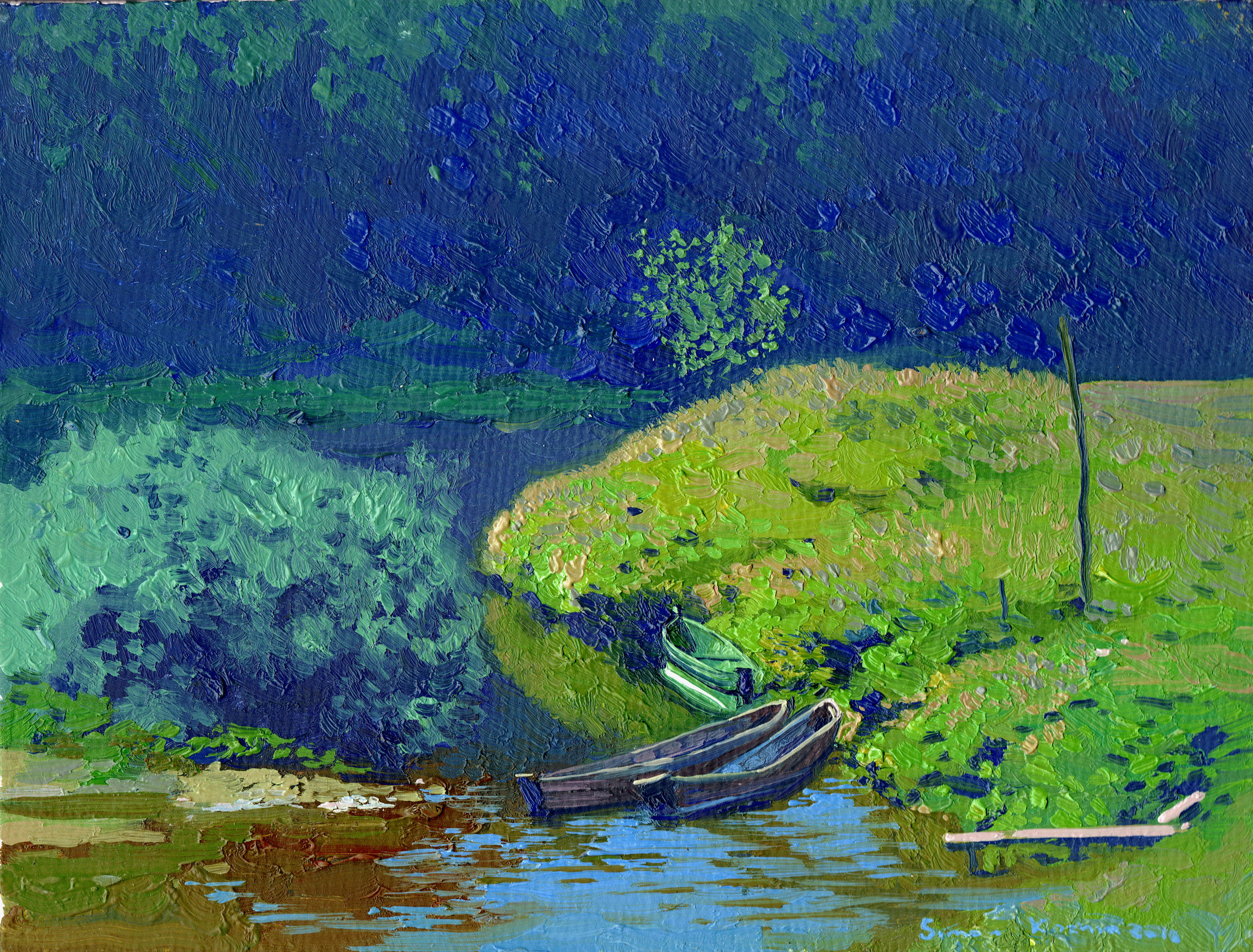 Simon Kozhin, Boats. Chusovaya River. Kyn. Ural Simon Kozhin, Boats. Chusovaya River. Kyn. Ural