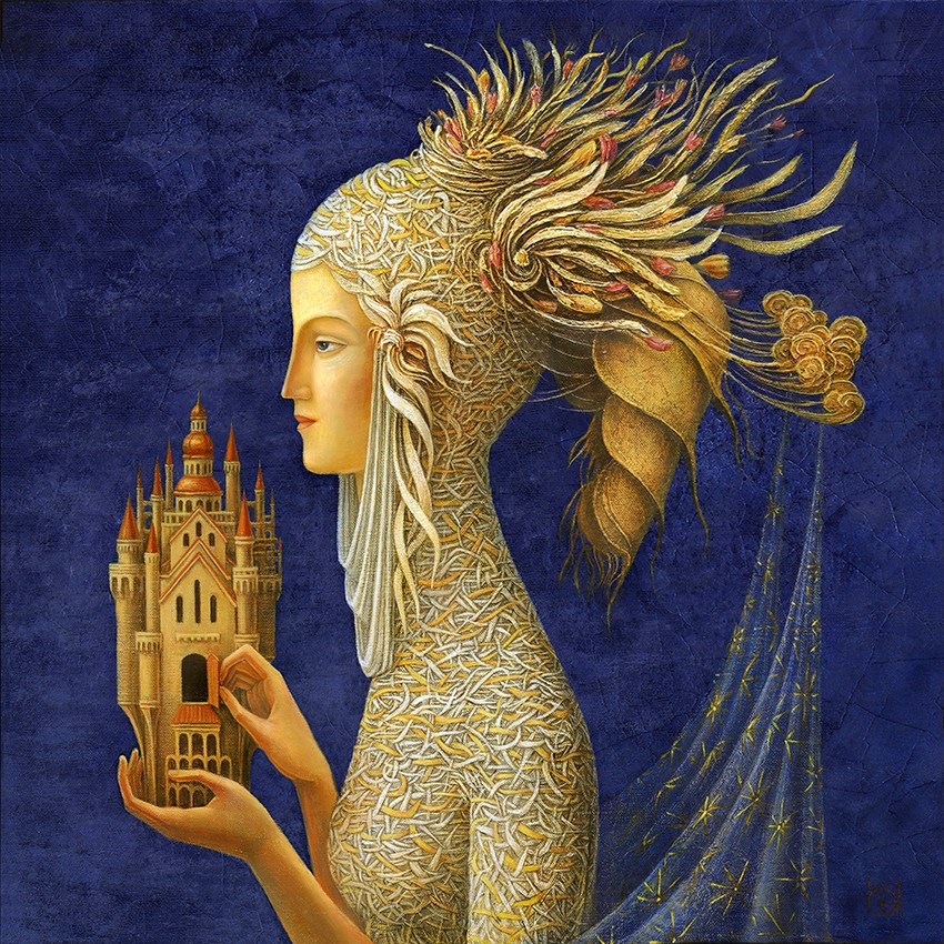Hrair Gharib, Blue Portraite Hrair Gharib, Blue Portraite