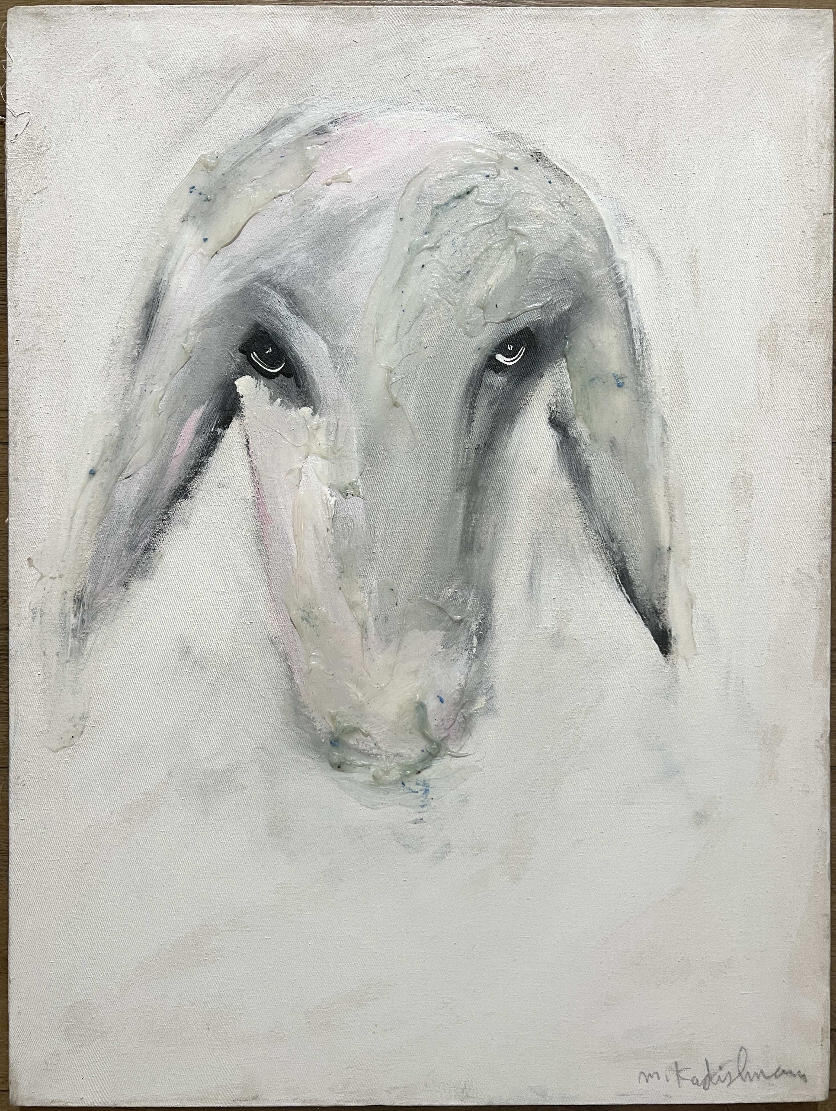 Menashe Kadishman, Innocent Sheep Menashe Kadishman, Innocent Sheep