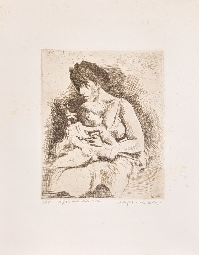 Raphael Soyer, Mother and Child Raphael Soyer, Mother and Child
