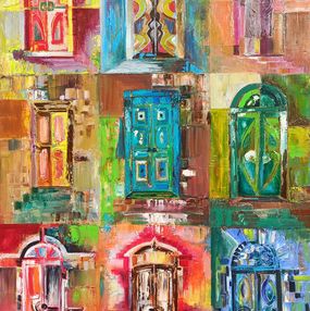 Painting, Story of old doors, Arevik Gasparyan