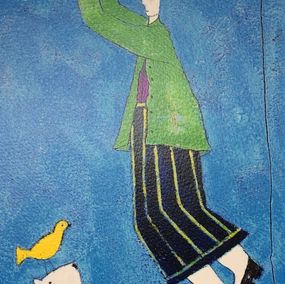Print, Dog On A Swing, Annora Spence
