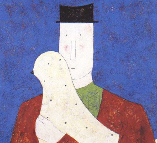 Annora Spence, Man and Bird Annora Spence, Man and Bird