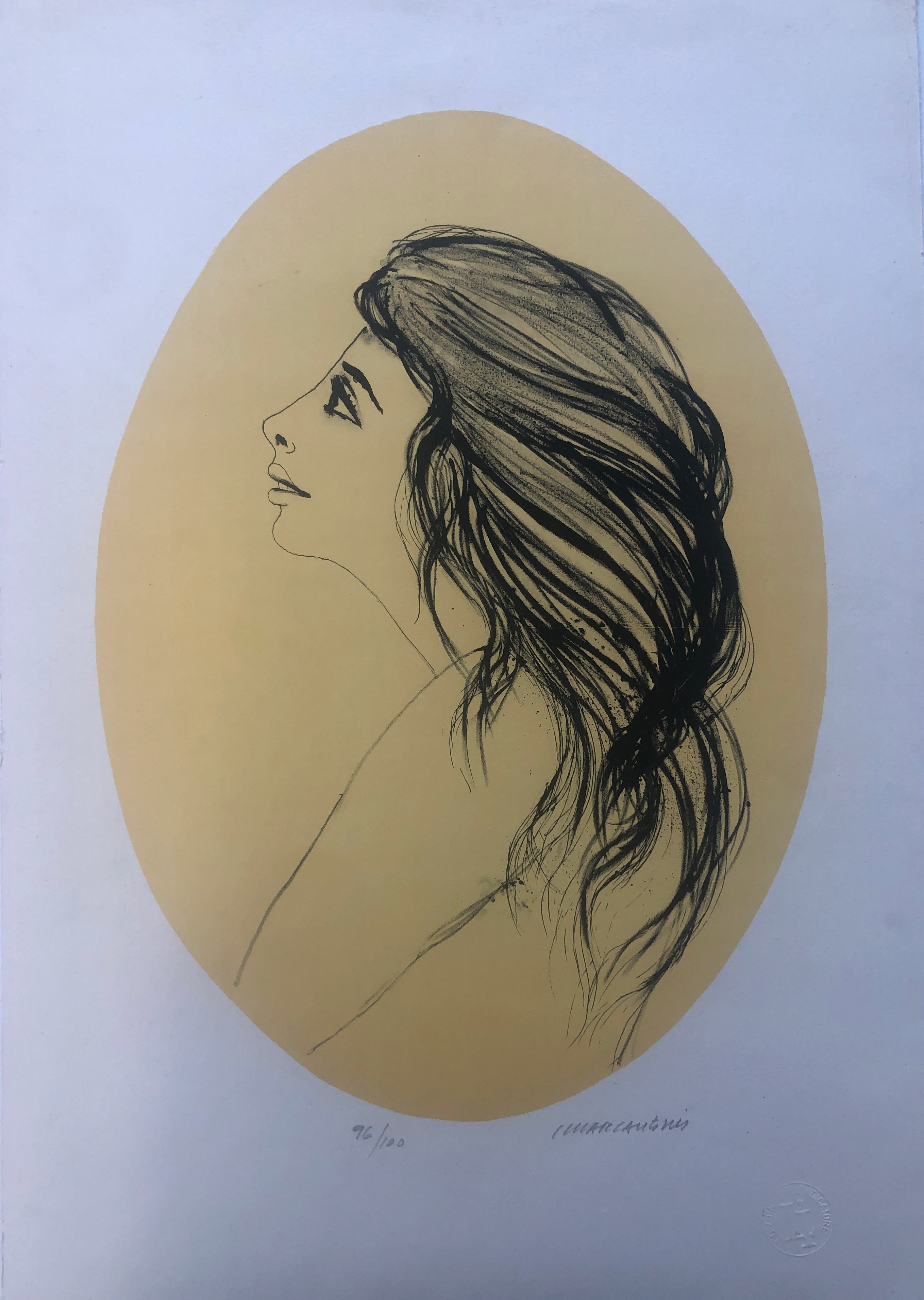 Carlo Marcantonio, Profilo di donna Carlo Marcantonio, Profilo di donna