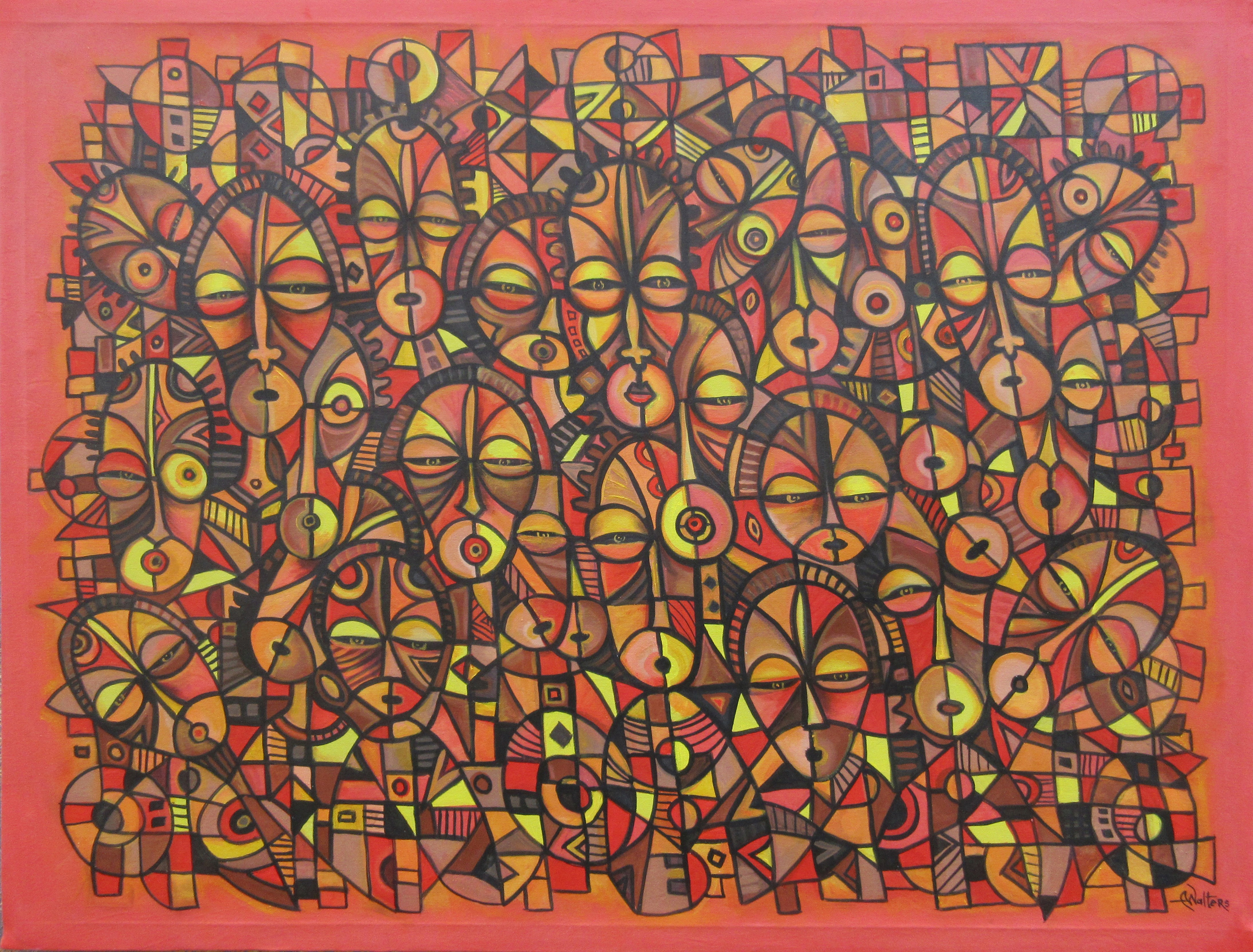 Angu Walters, All Heads Together XIV Angu Walters, All Heads Together XIV