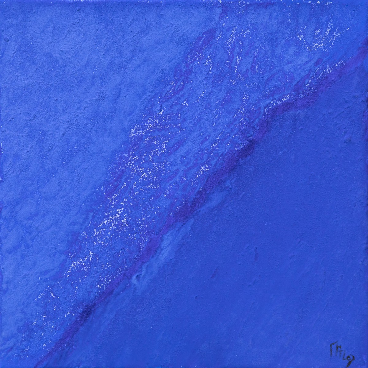 Marie Mercier dite MALCQ, Vibration bleue - Abstraction et matière - entre imaginaire et réel Marie Mercier dite MALCQ, Vibration bleue - Abstraction et matière - entre imaginaire et réel