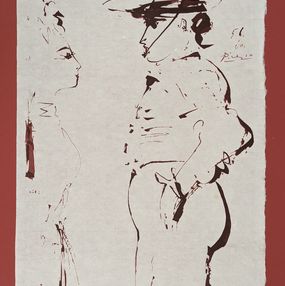 Drucke, Picador et femme, Pablo Picasso