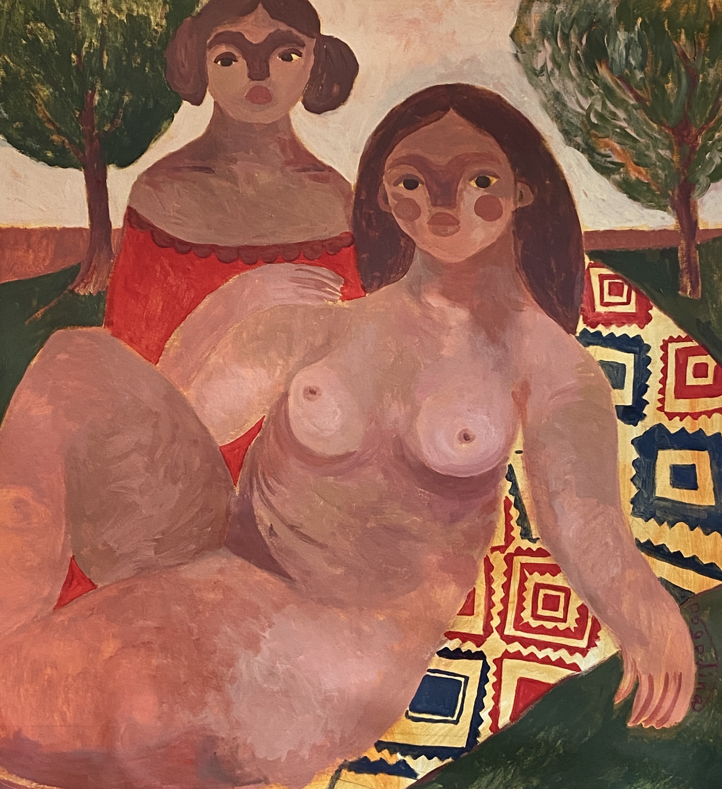 Dasha Pogodina, Family Tapestry: Grandma and Sister’s Picnic Dasha Pogodina, Family Tapestry: Grandma and Sister’s Picnic