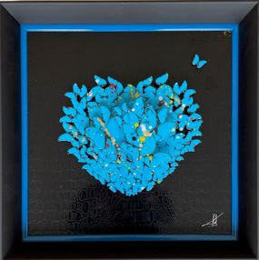Sculpture, Bleu Butterfly, Fred Meurice