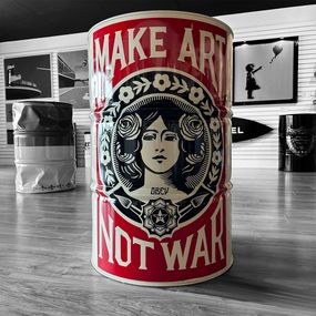 Escultura, Make art not war Can, Guillaume & Anthony
