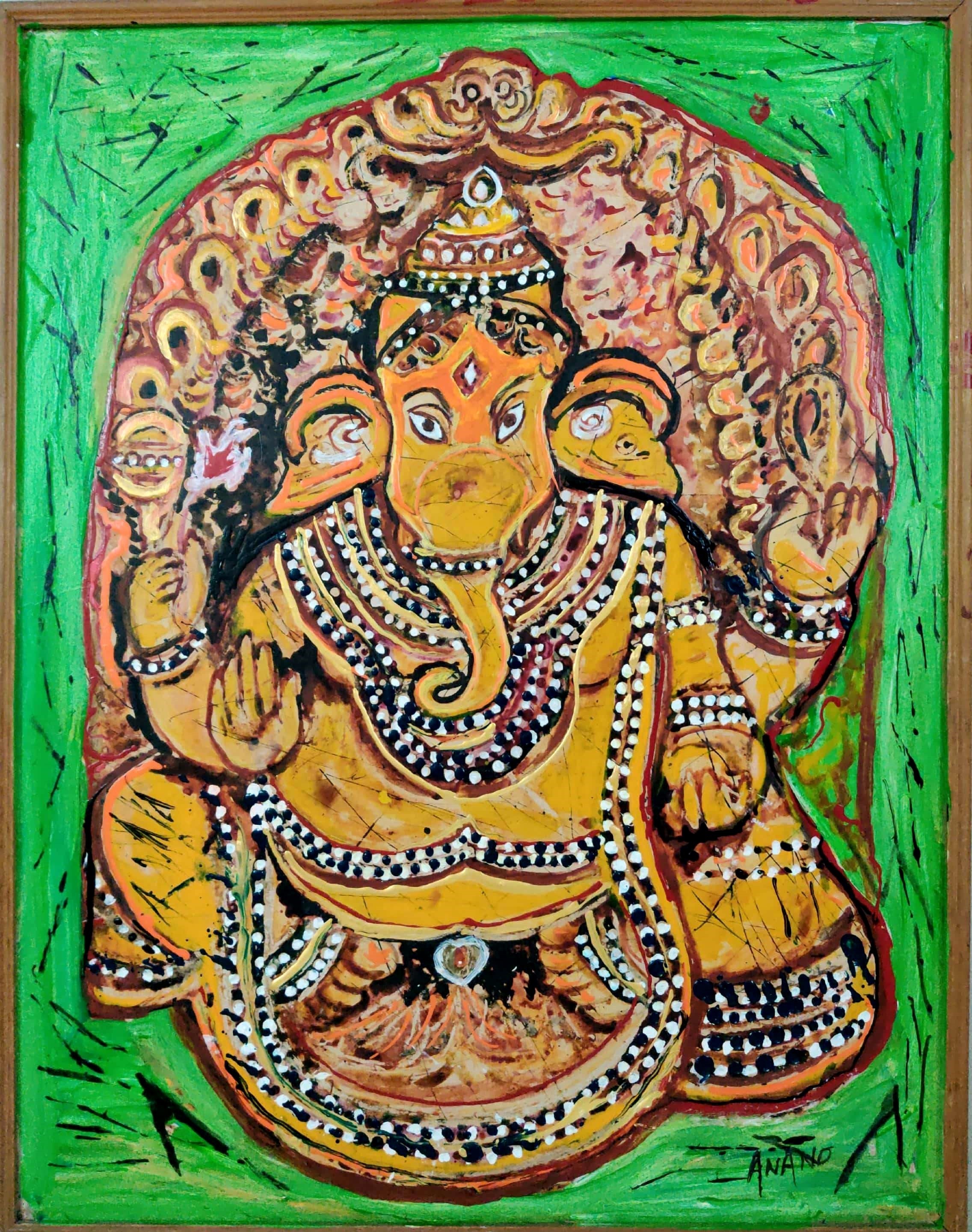Anand Manchiraju, Ornamental Gansha-1 Anand Manchiraju, Ornamental Gansha-1