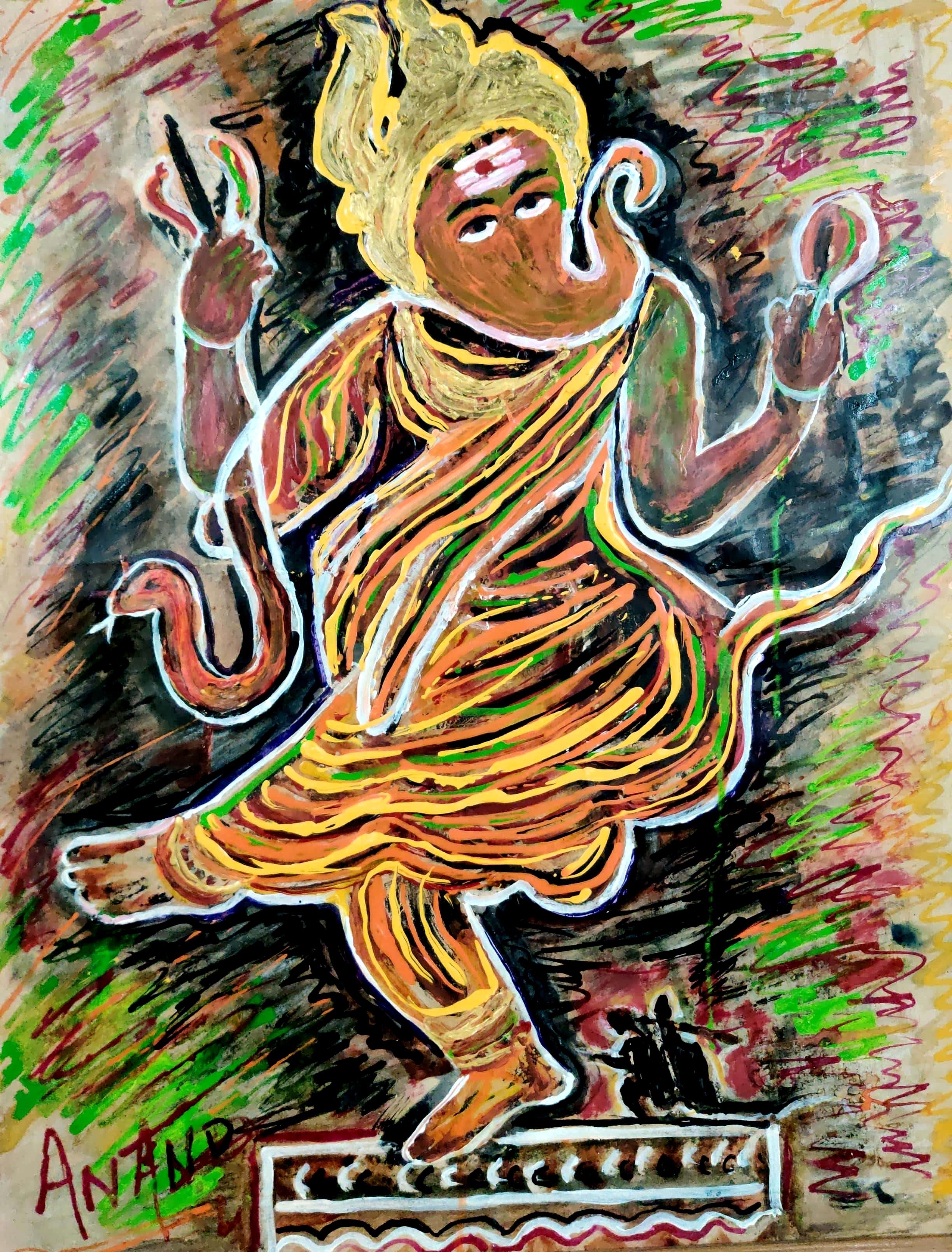 Anand Manchiraju, Dancing Ganesha-3 Anand Manchiraju, Dancing Ganesha-3