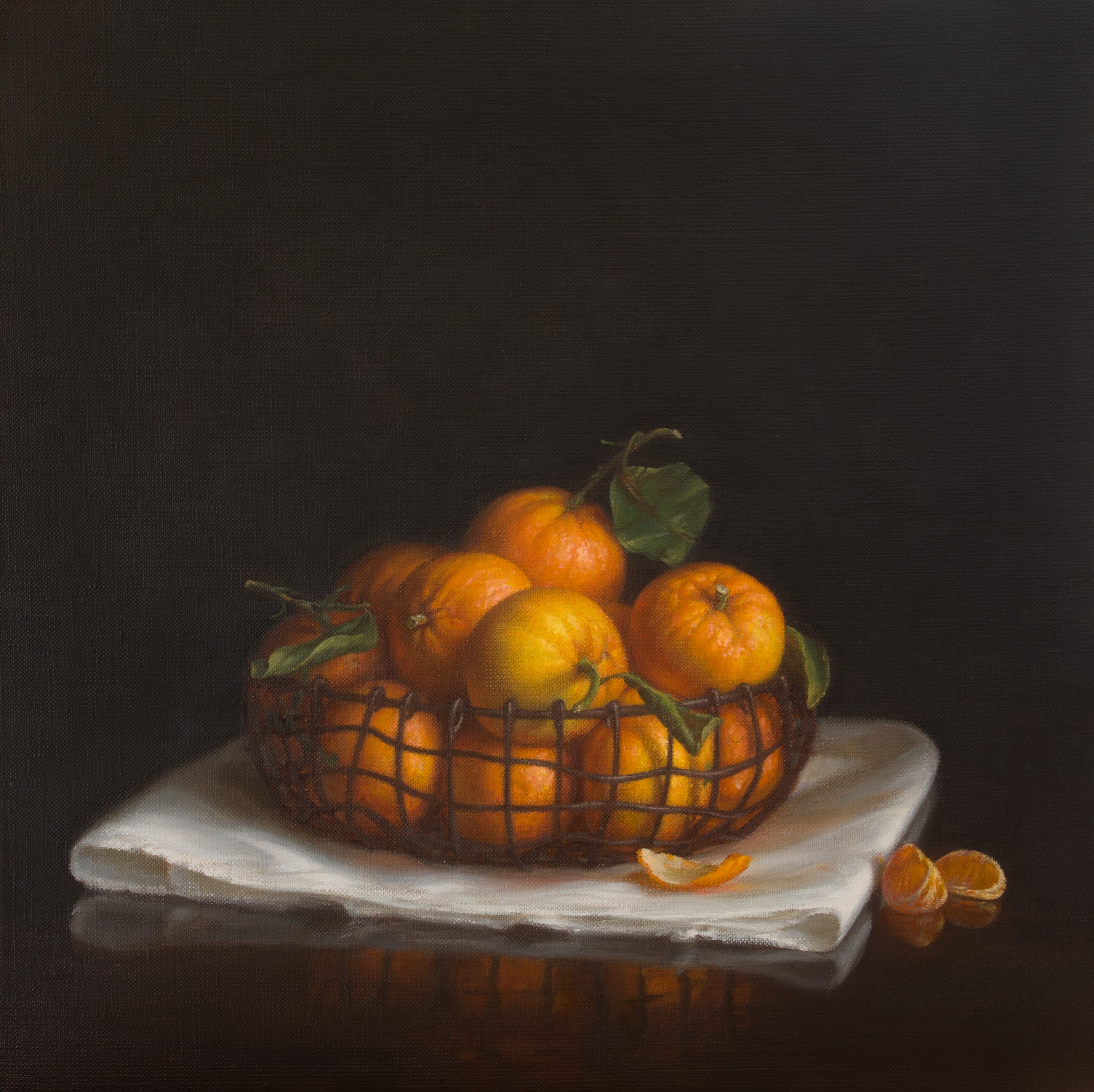 Irina Trushkova, Basket with tangerines Irina Trushkova, Basket with tangerines