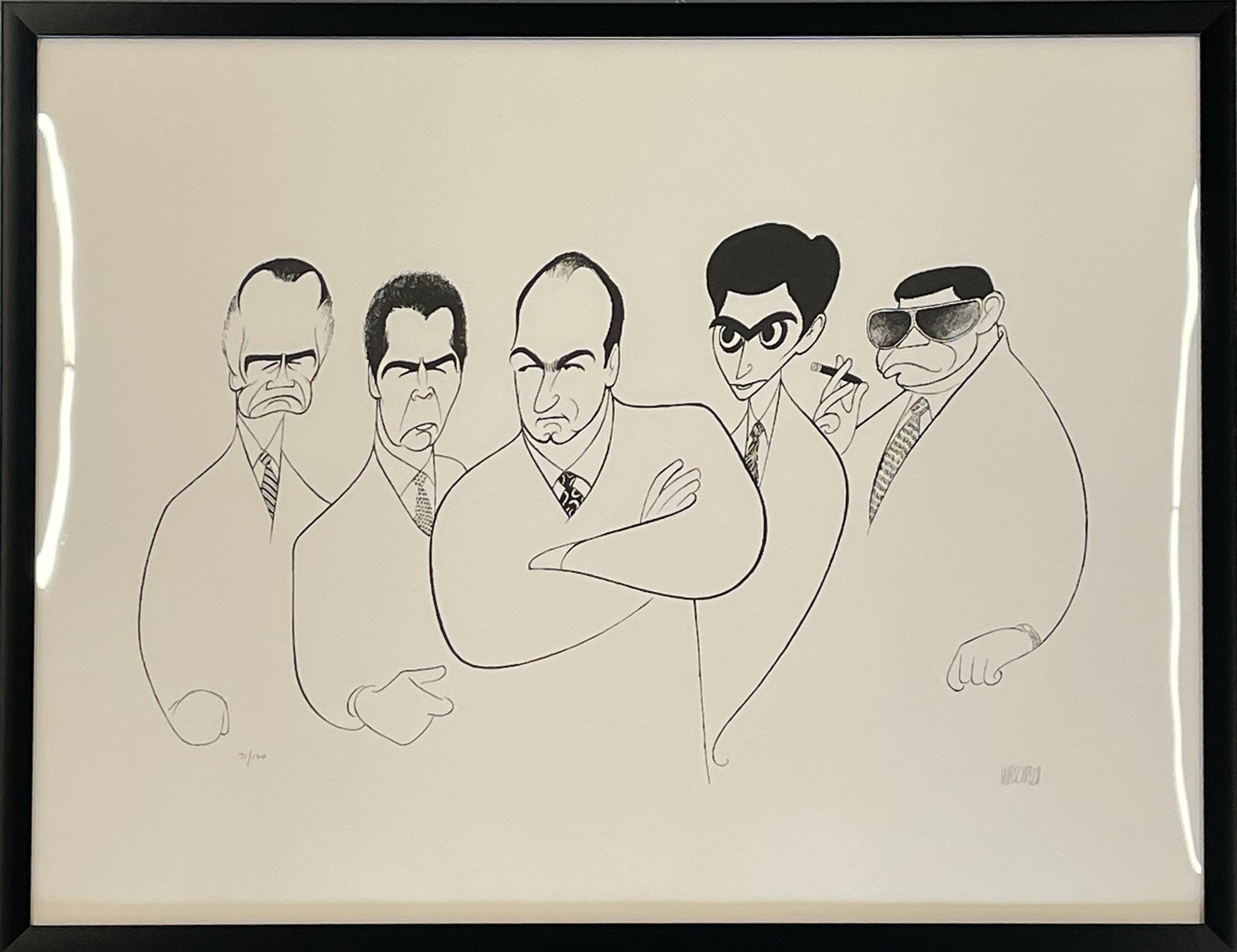 Al Hirschfeld, Sopranos Al Hirschfeld, Sopranos