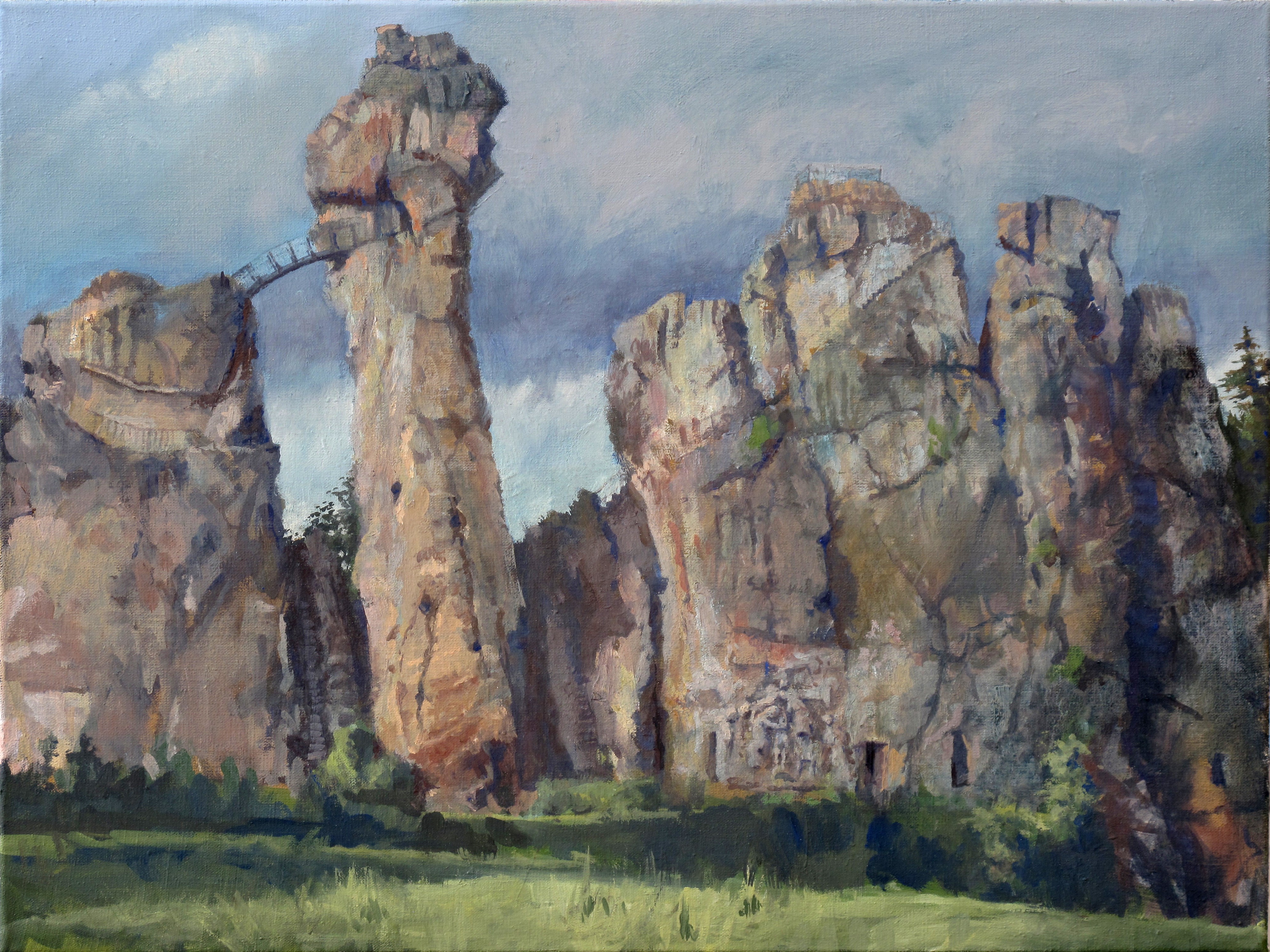 Frank Suplie, Externsteine, Vormittags Frank Suplie, Externsteine, Vormittags