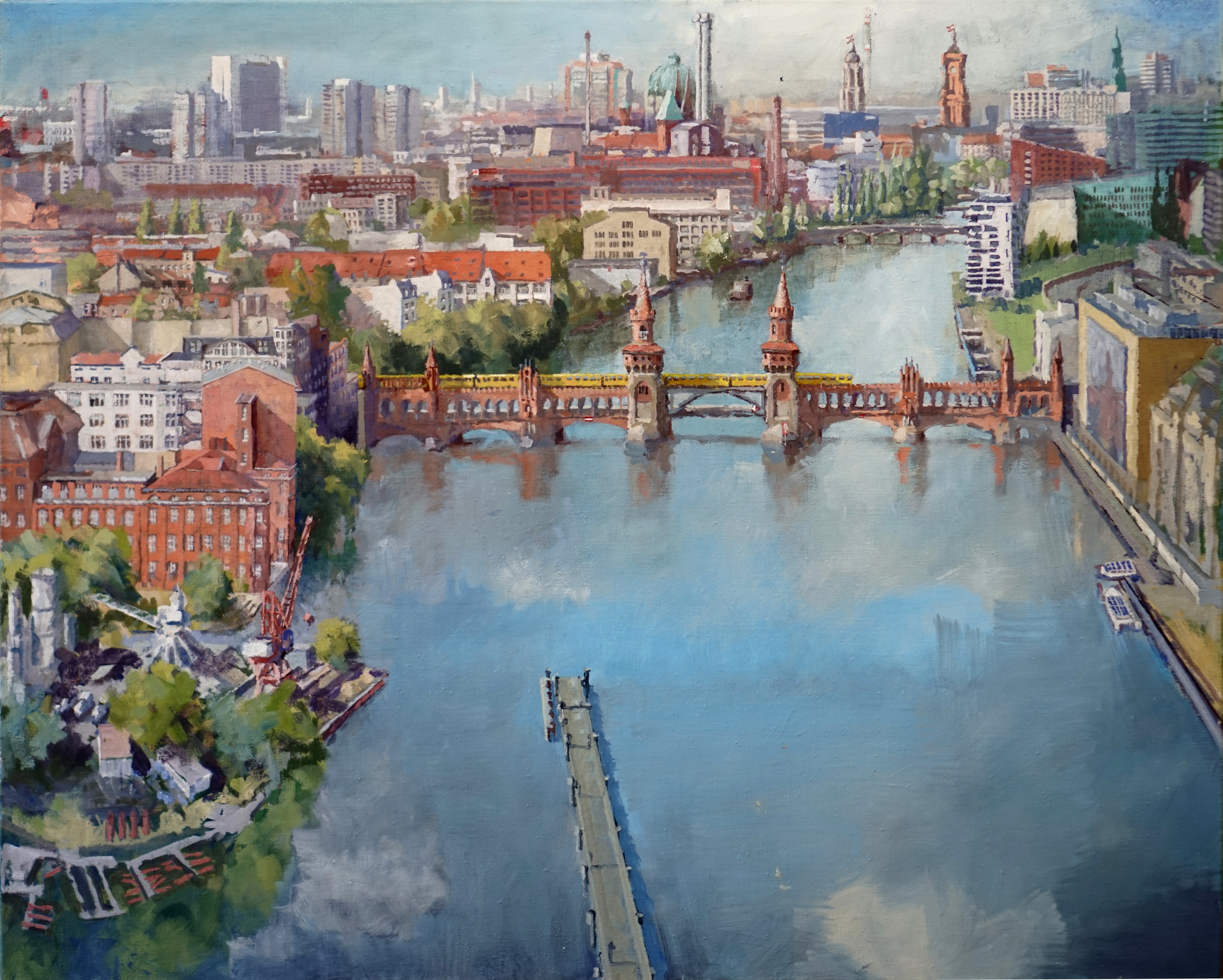 Frank Suplie, Berlin Spreeblick, Oberbaumbrücke Frank Suplie, Berlin Spreeblick, Oberbaumbrücke