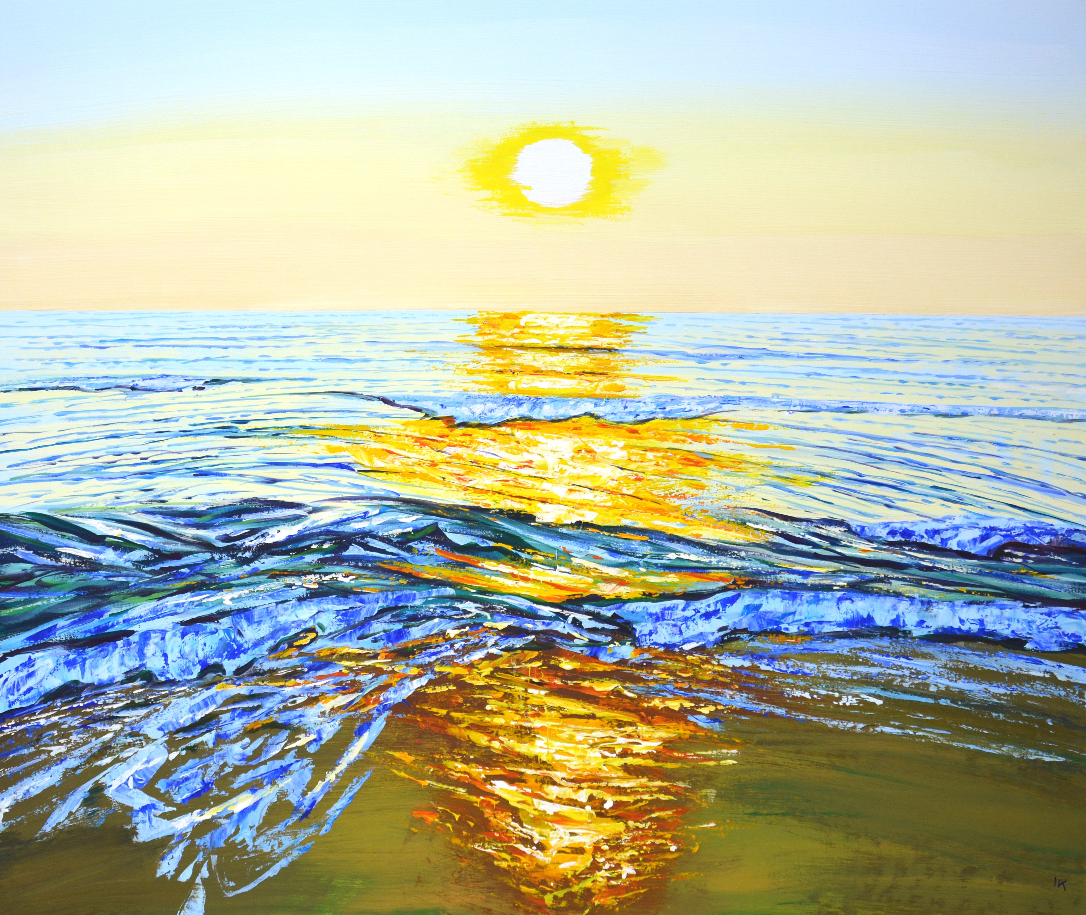 Iryna Kastsova, Ocean. Golden rays. Iryna Kastsova, Ocean. Golden rays.