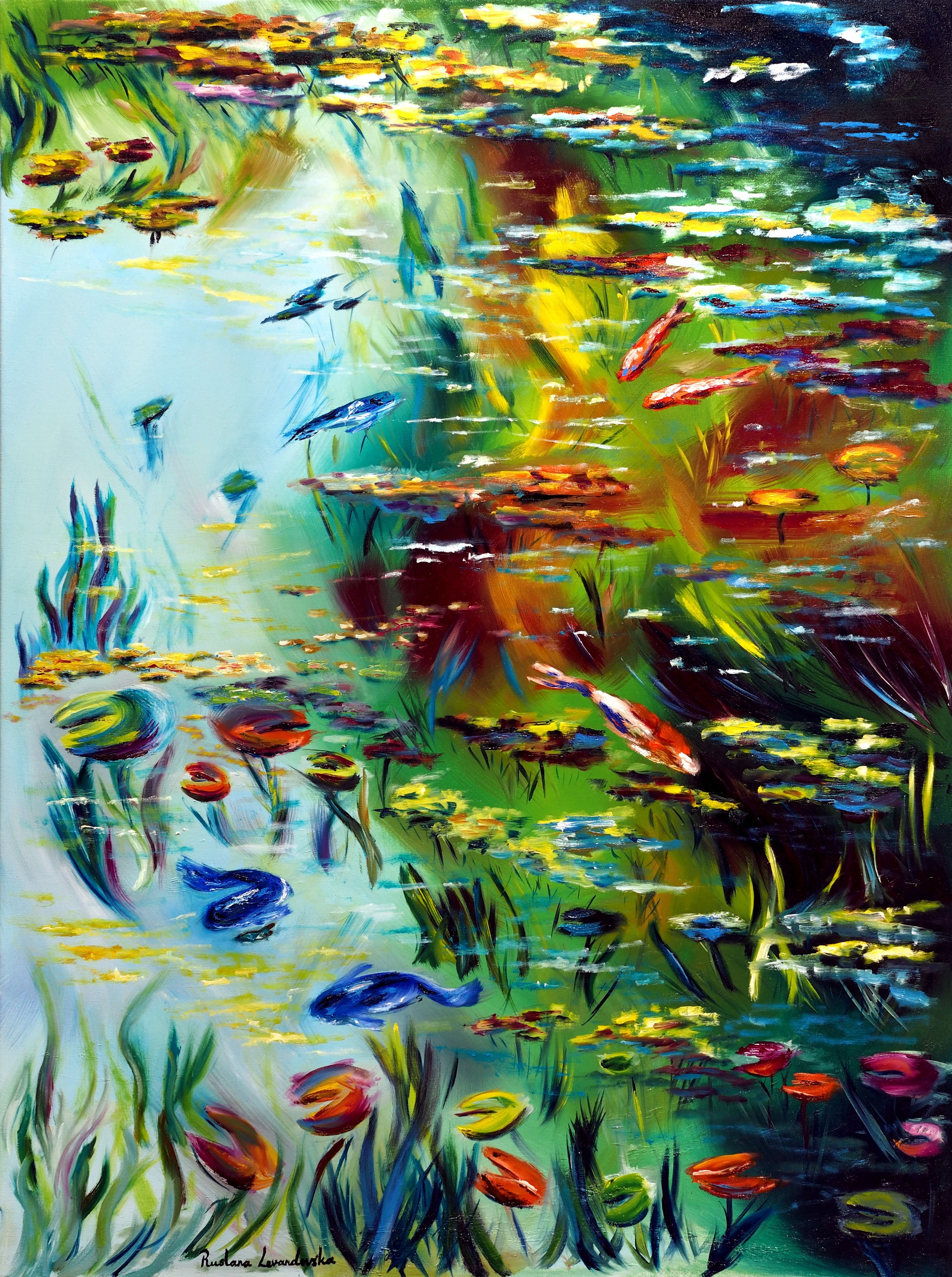 Ruslana Levandovska, Pond of Peacefulness II Ruslana Levandovska, Pond of Peacefulness II
