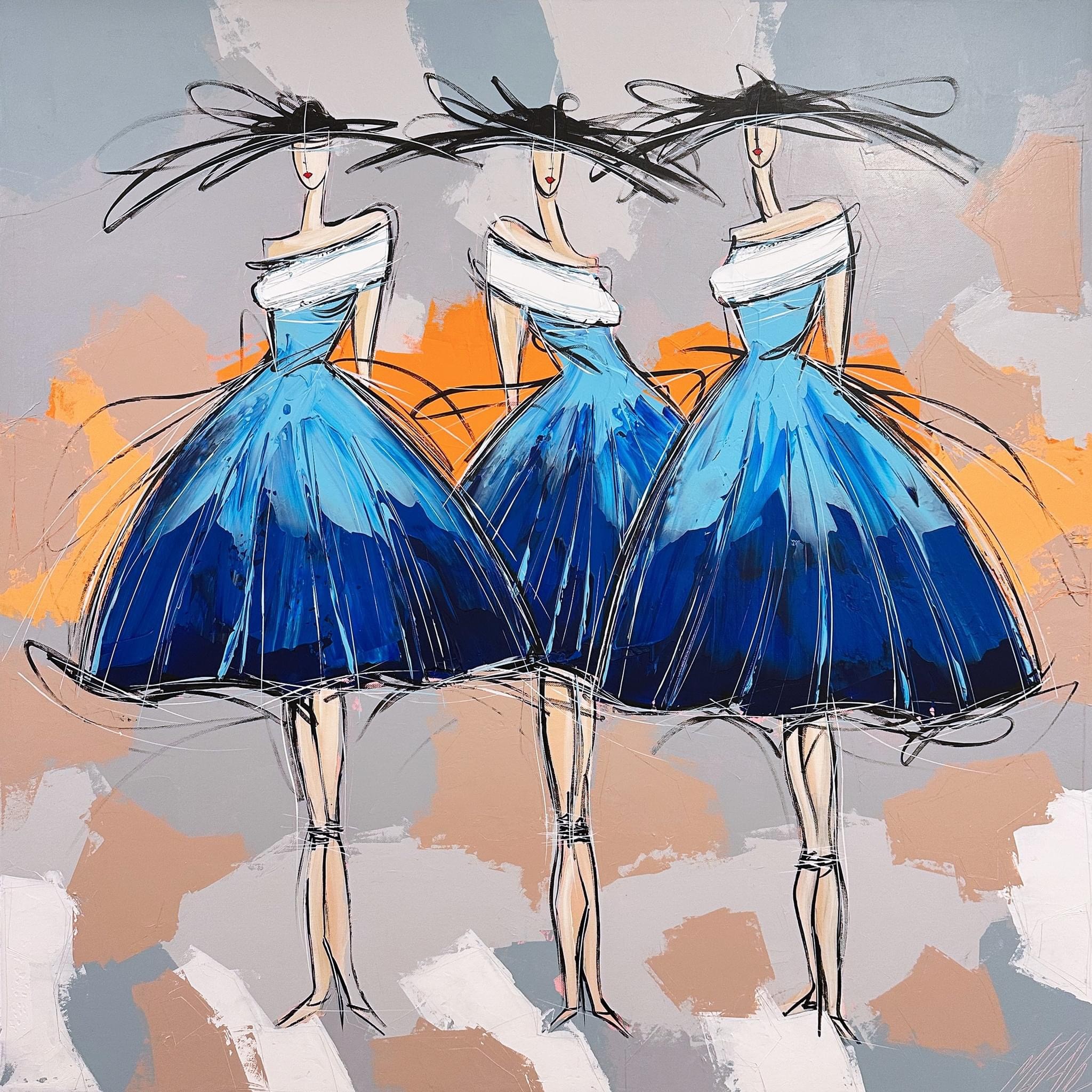 Olivier Messas, Les danseuses bleues... (En scène) Olivier Messas, Les danseuses bleues... (En scène)