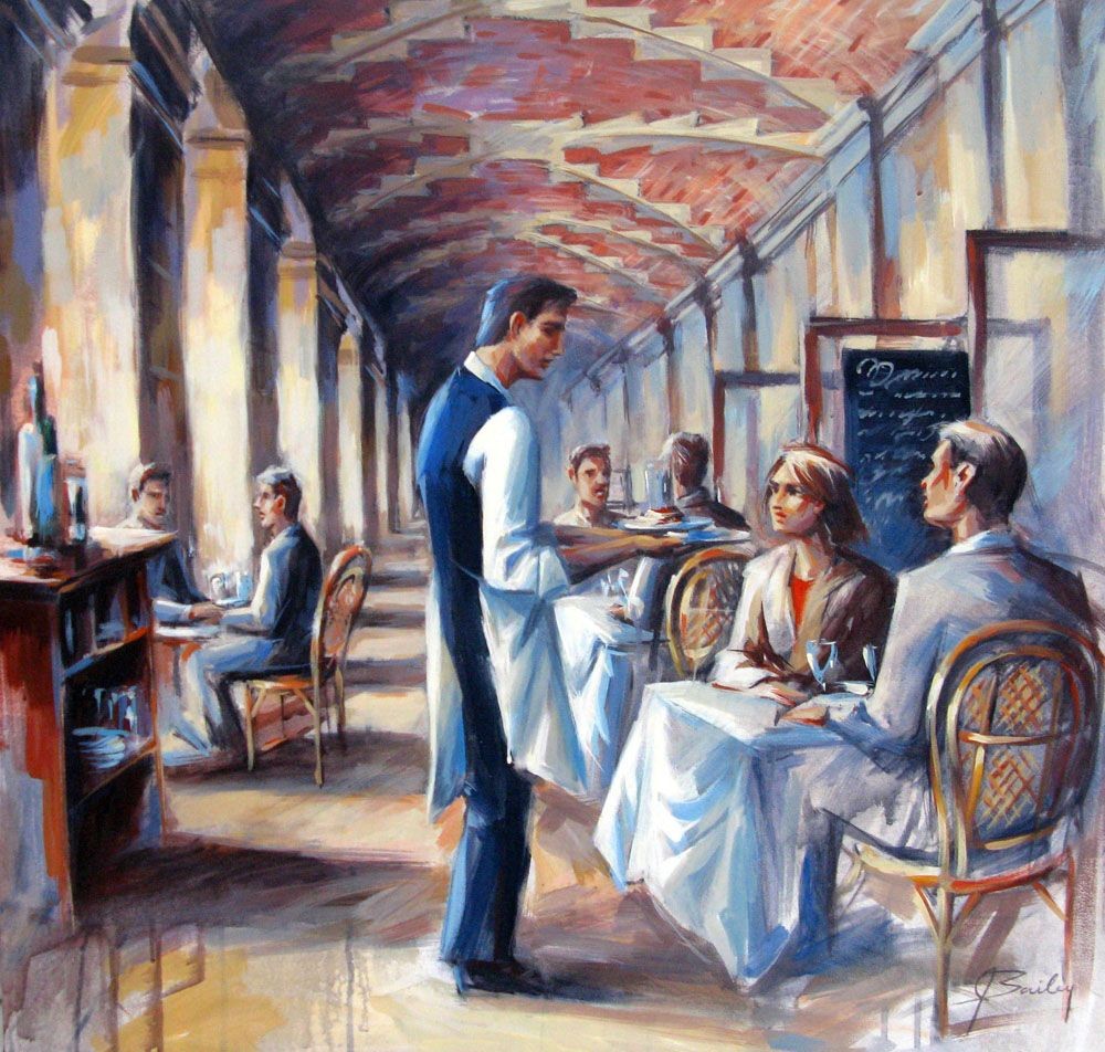 Jeff Bayley, Restaurant place des Vosges Jeff Bayley, Restaurant place des Vosges