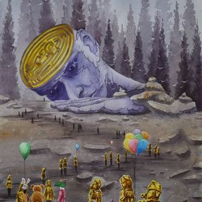 Painting, Mind Labyrinth, Eugene Gorbachenko