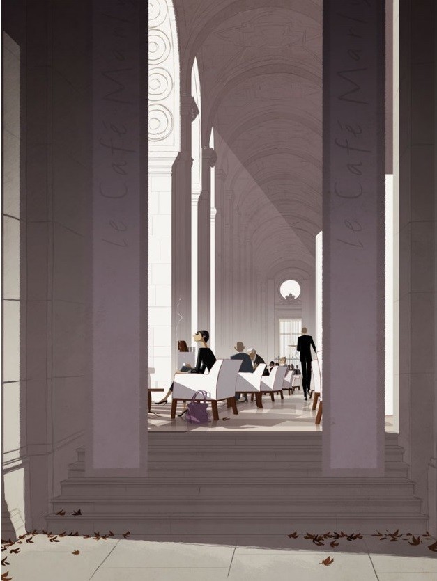 Matthieu Forichon, Cafe Marly Matthieu Forichon, Cafe Marly