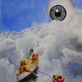 Painting, The eye of God, Eugene Gorbachenko