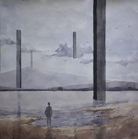 Peinture, Quiet sea, Eugene Gorbachenko