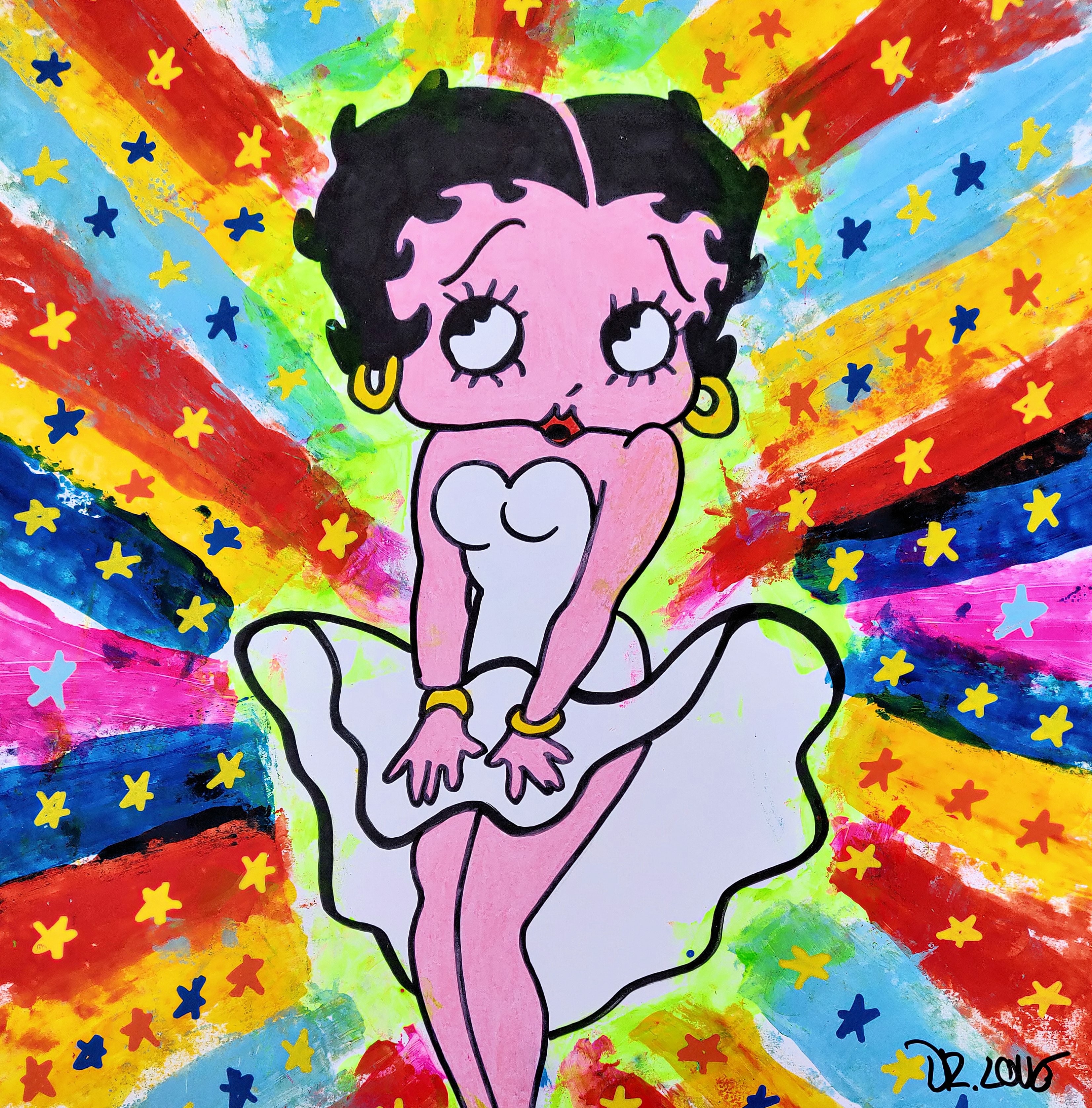 Dr. Love, Betty Boop street art Dr. Love, Betty Boop street art