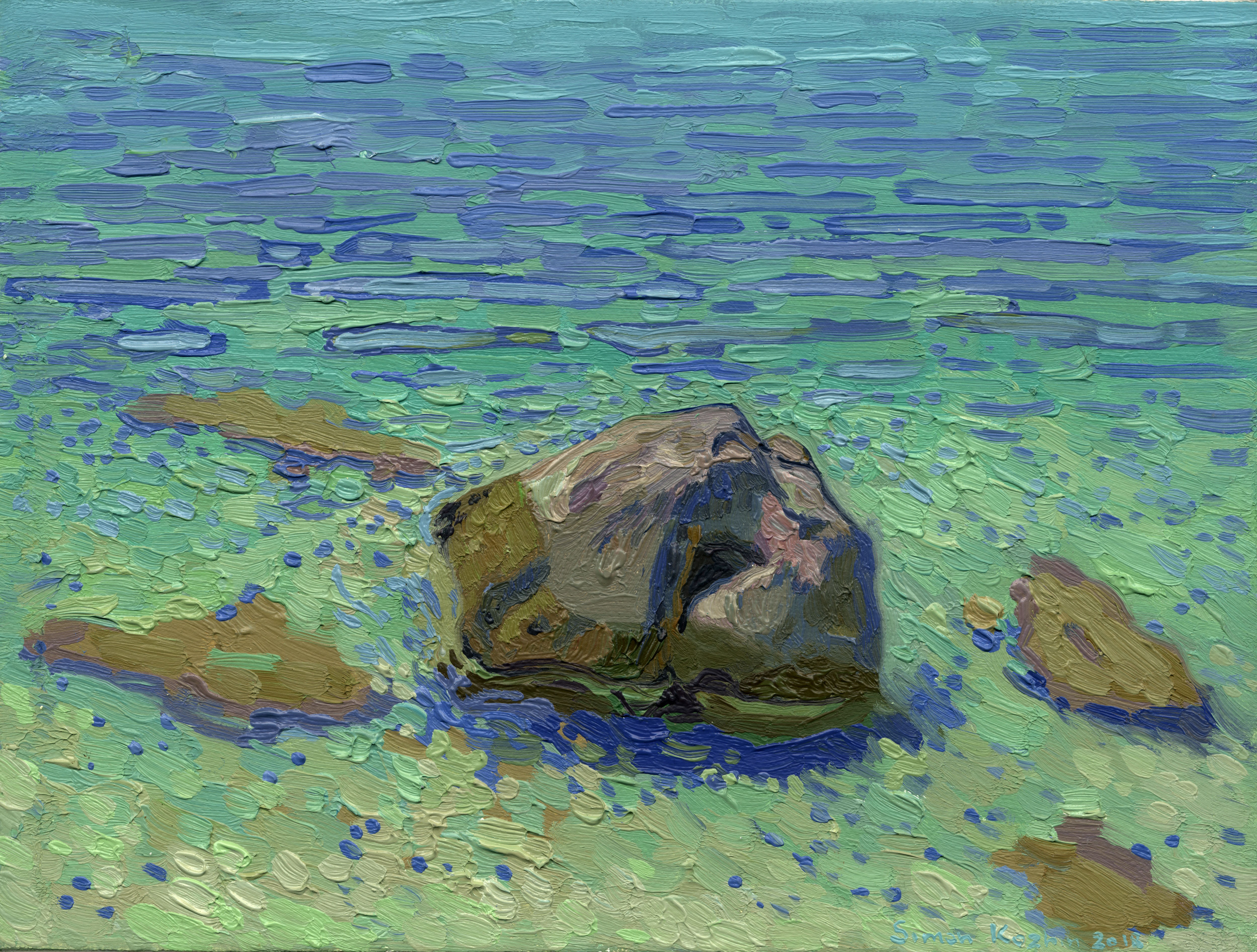 Simon Kozhin, Pebbles in azure Simon Kozhin, Pebbles in azure