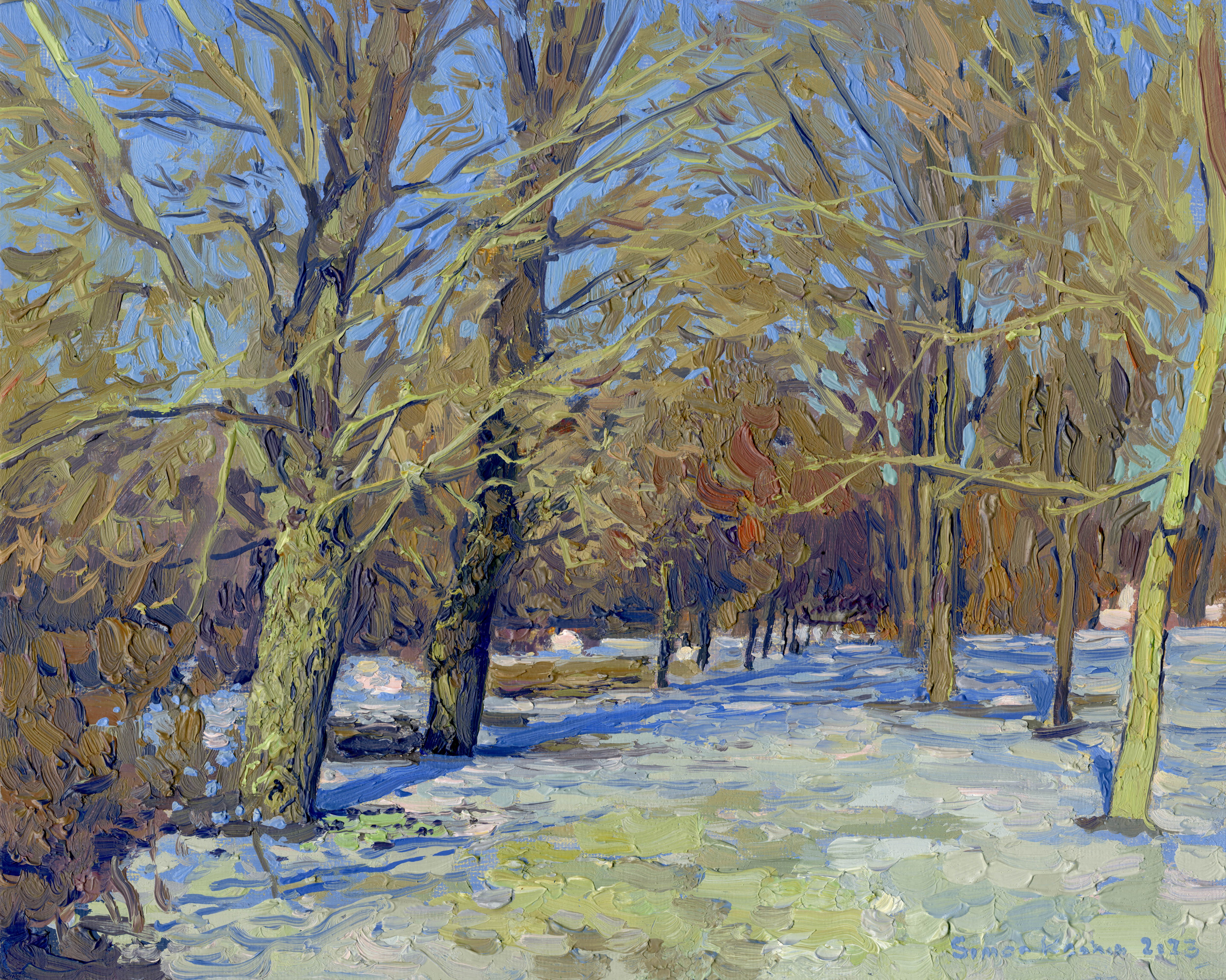 Simon Kozhin, Last snow. March Simon Kozhin, Last snow. March