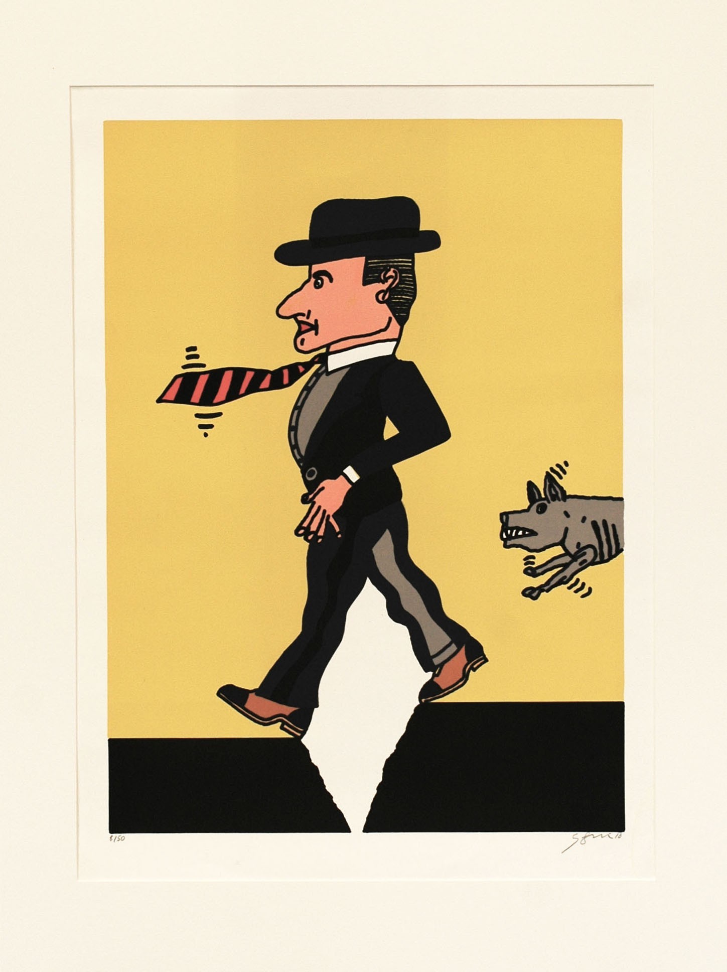 Antonio Segui, Homme marchant Antonio Segui, Homme marchant