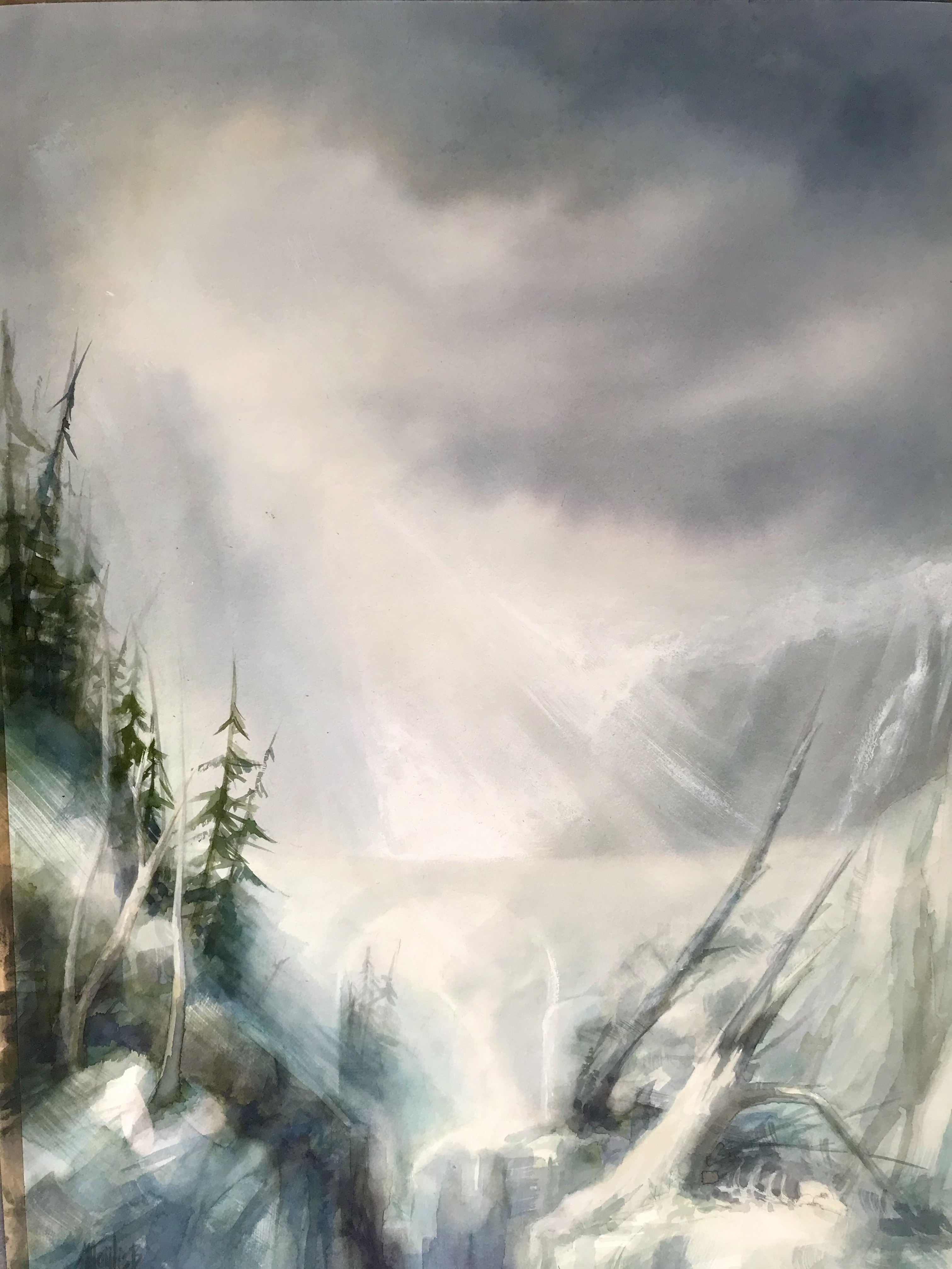 Maylis Bourdet, Paysage de montagne Maylis Bourdet, Paysage de montagne
