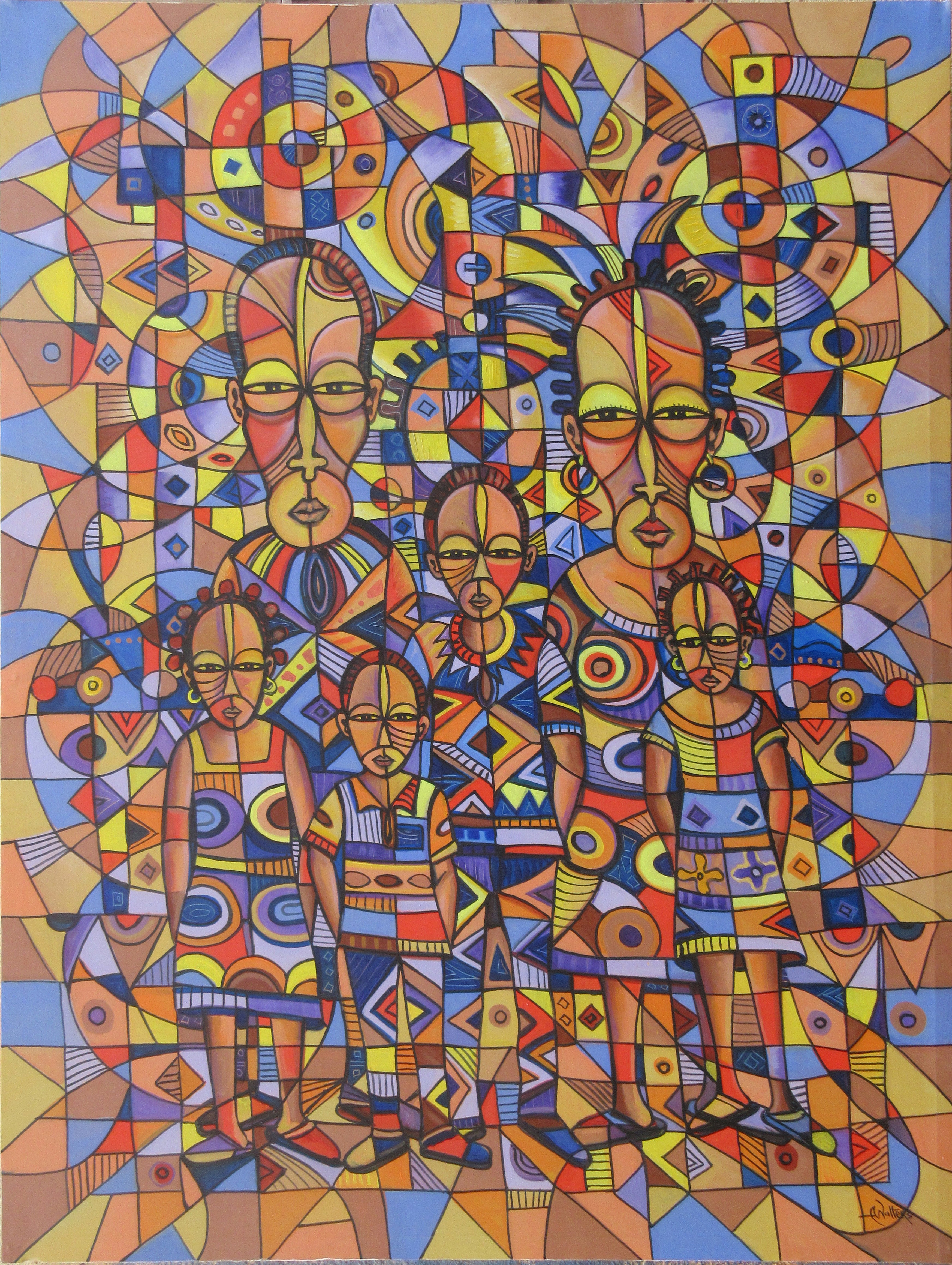 Angu Walters, Family IV an African portrait Angu Walters, Family IV an African portrait