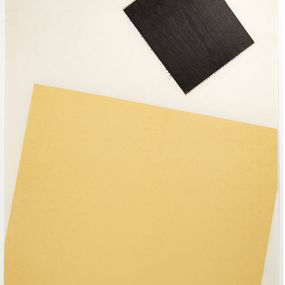 Édition, Untitled - Woodcut in Beige and Black, Joel Shapiro