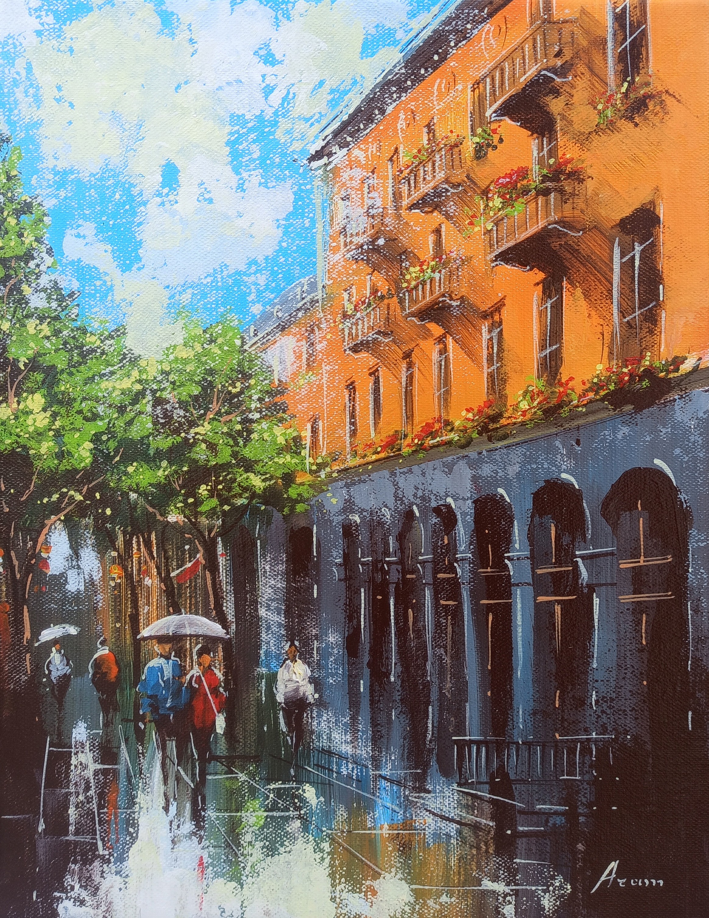Aram Movsisyan, Cityscape - Modern Yerevan -2 Aram Movsisyan, Cityscape - Modern Yerevan -2