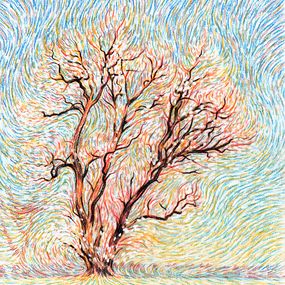 Fine Art Drawings, The Fire Tree, Christian Frederiksen