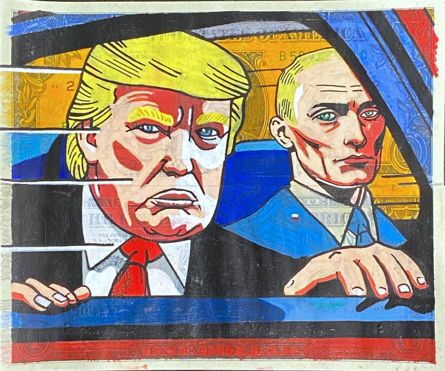 Mr Popart, In the car Mr Popart, In the car