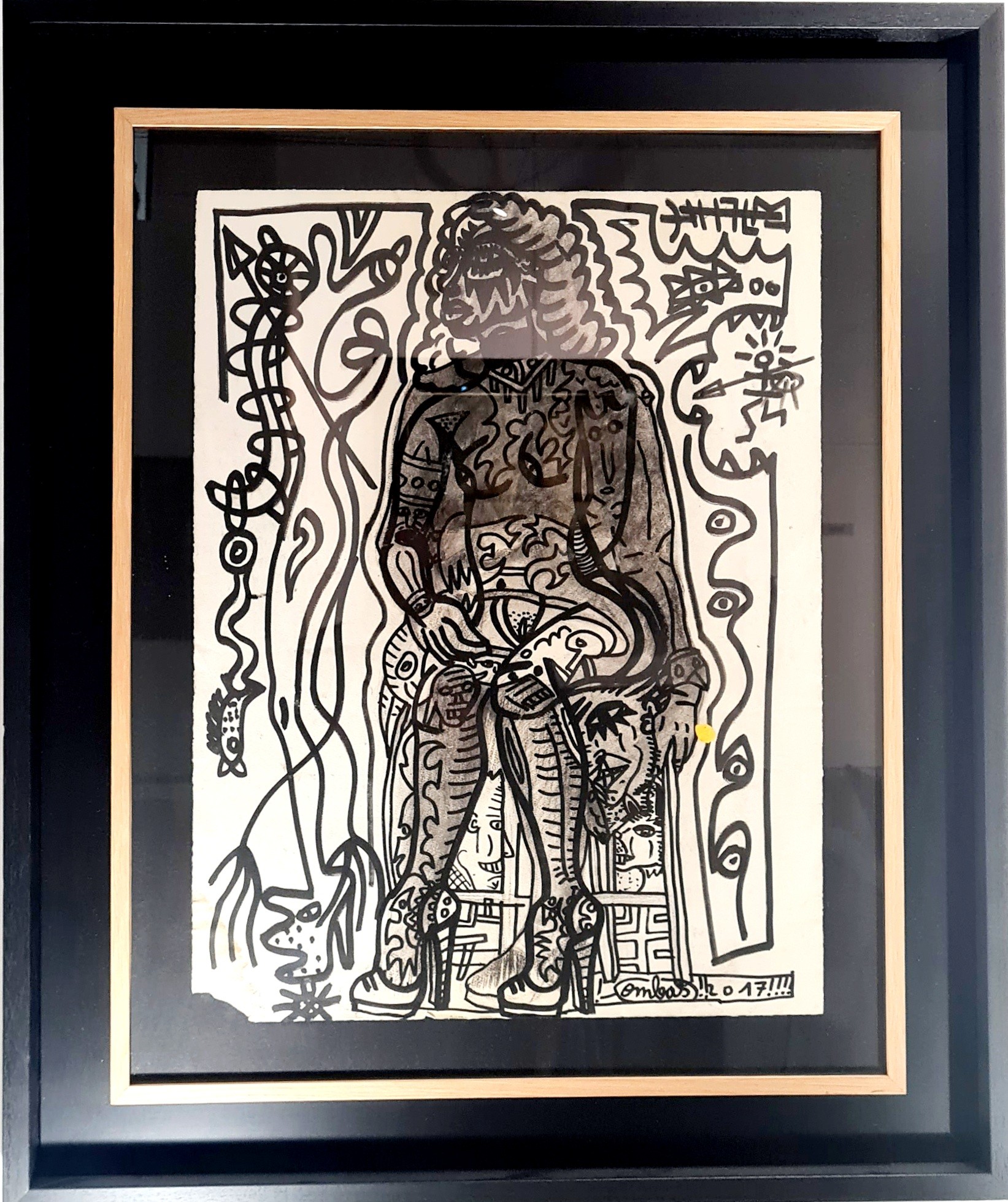 Robert Combas, Femme sur chaise Robert Combas, Femme sur chaise