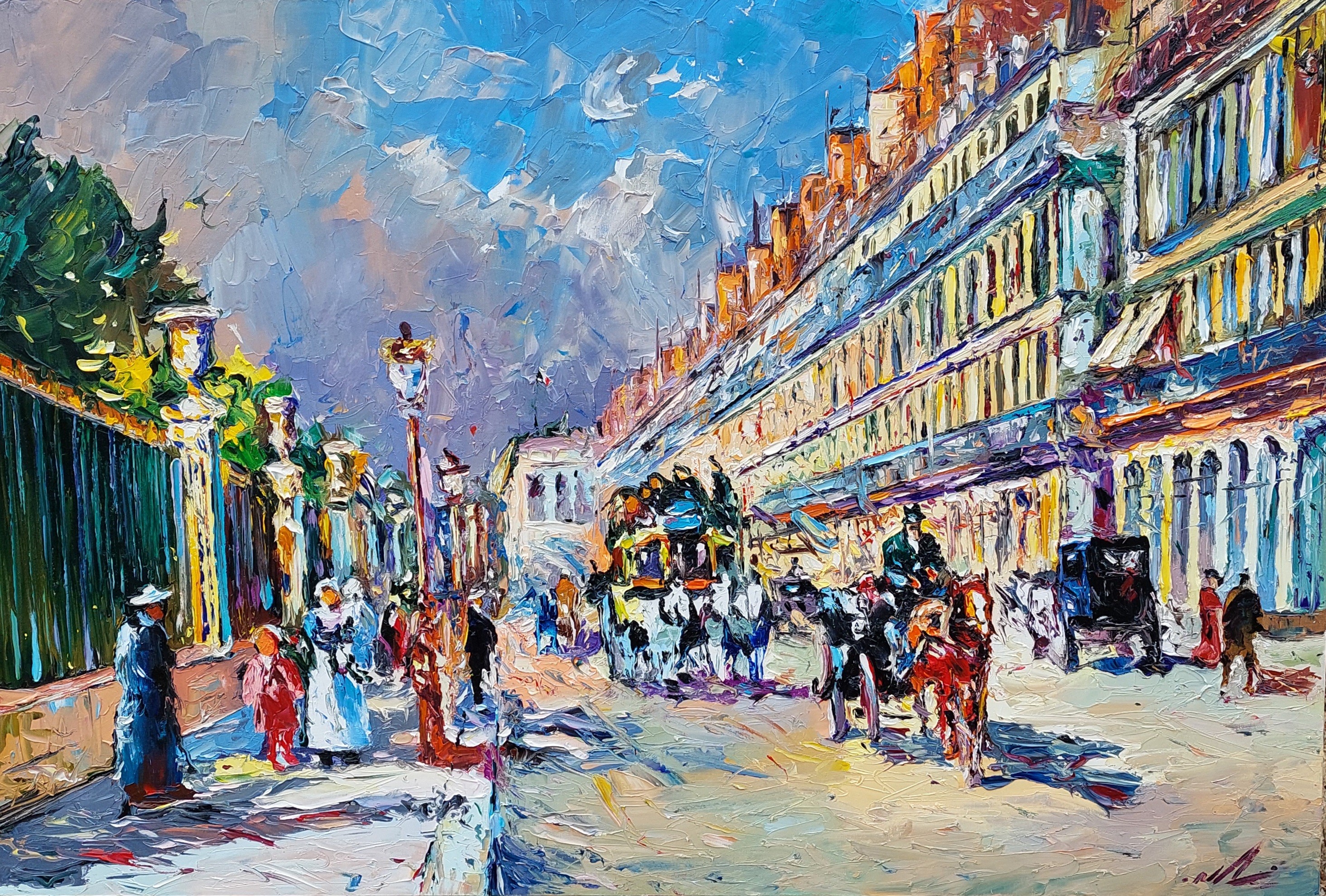 Andranik Harutyunyan, Retro cityscape Andranik Harutyunyan, Retro cityscape