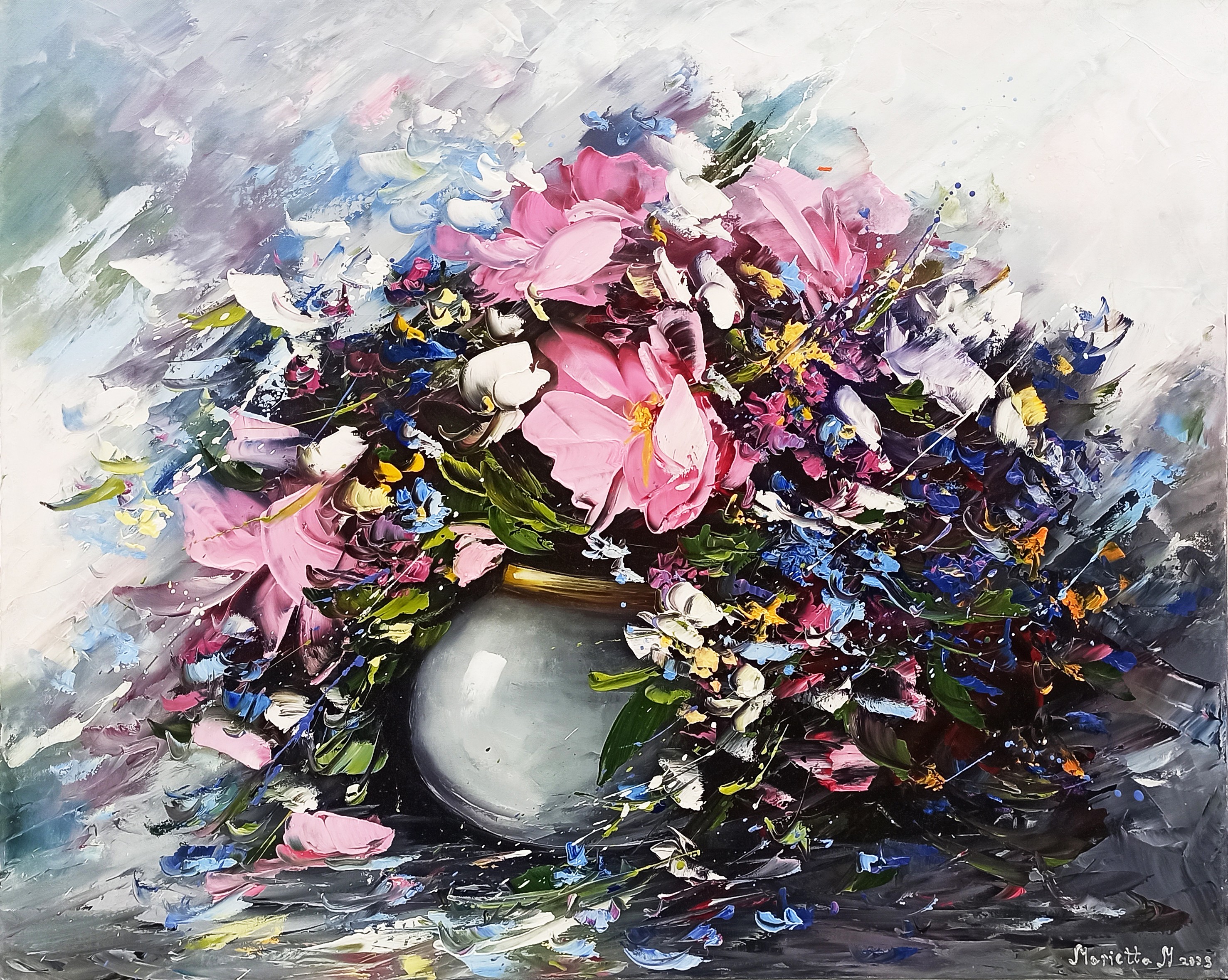 Marieta Martirosyan, Abstract flowers Marieta Martirosyan, Abstract flowers