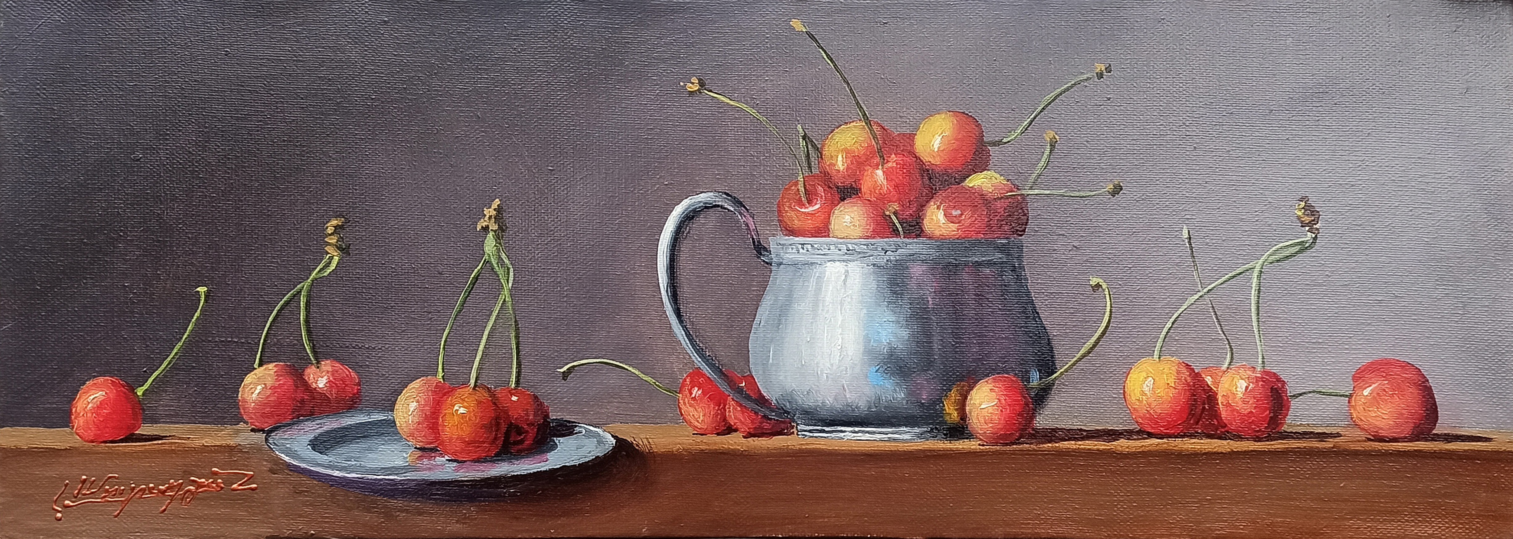 Arayik Murdaynan, Still life - cherries Arayik Murdaynan, Still life - cherries