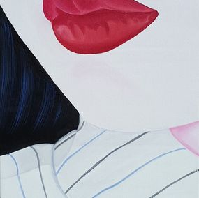Painting, Close-up 7 (Jiali`s lips), Frédéric Léglise