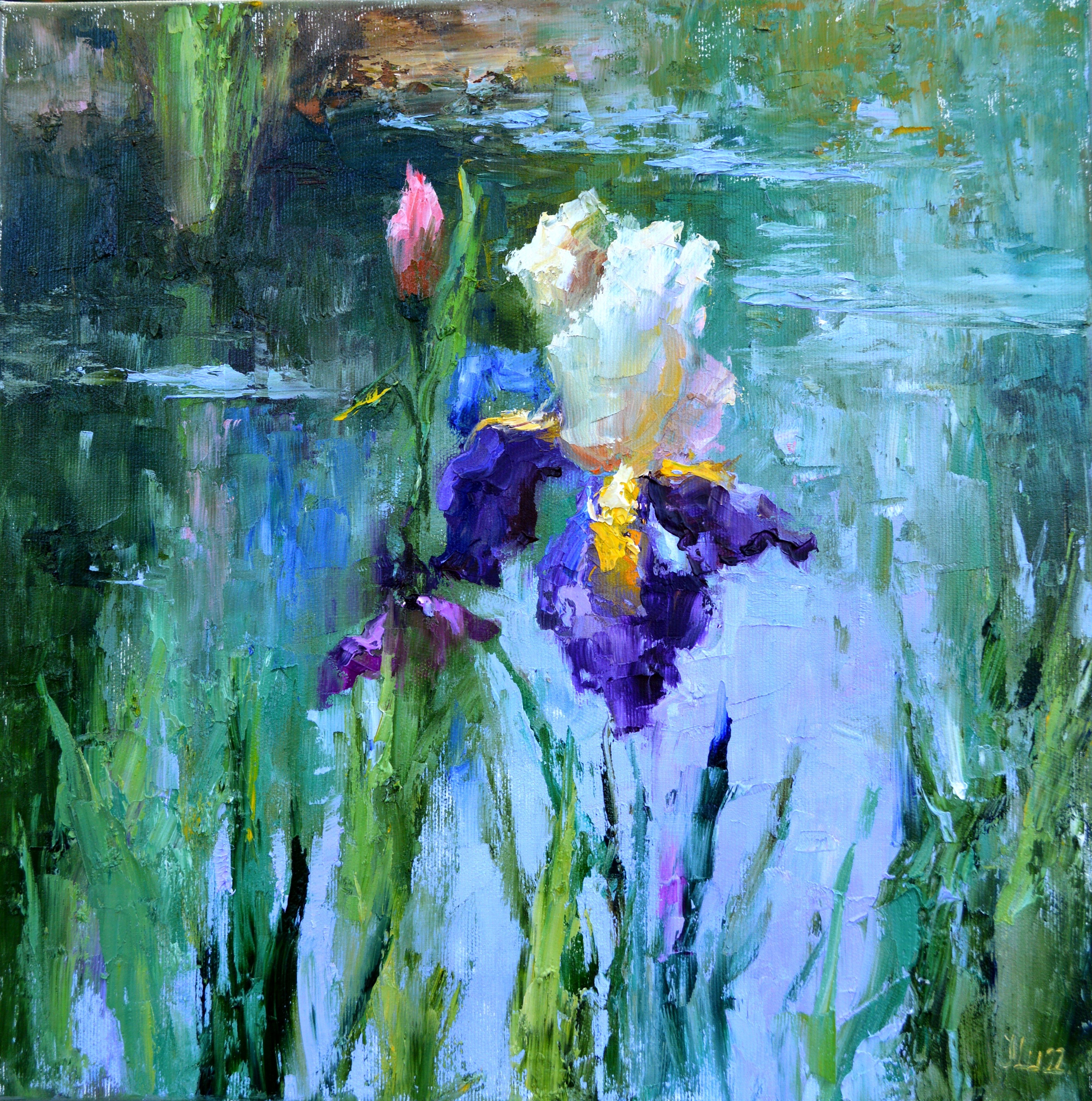 Elena Lukina, Iris by the pond Elena Lukina, Iris by the pond