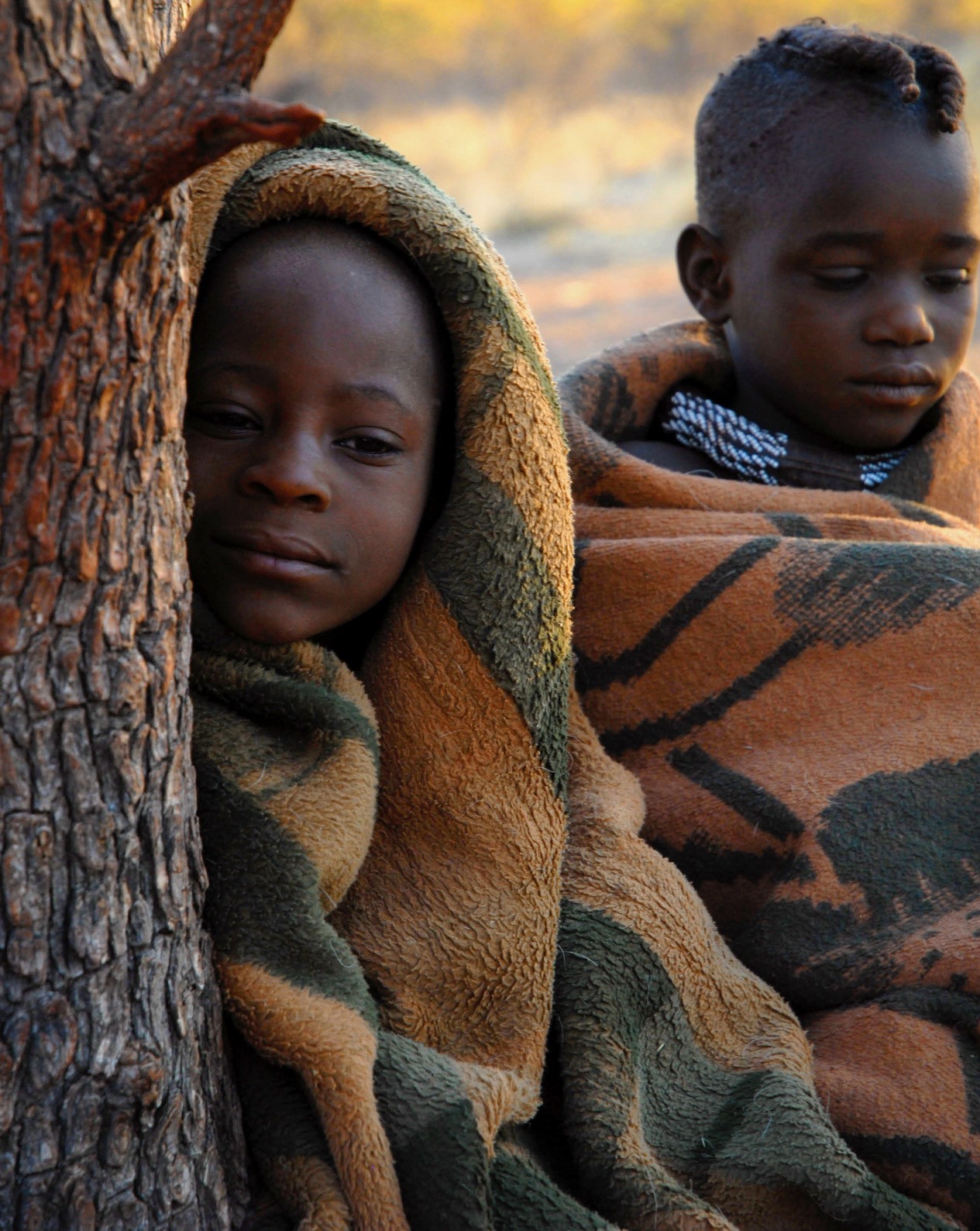 Faie Davis, Himba children tree master Faie Davis, Himba children tree master