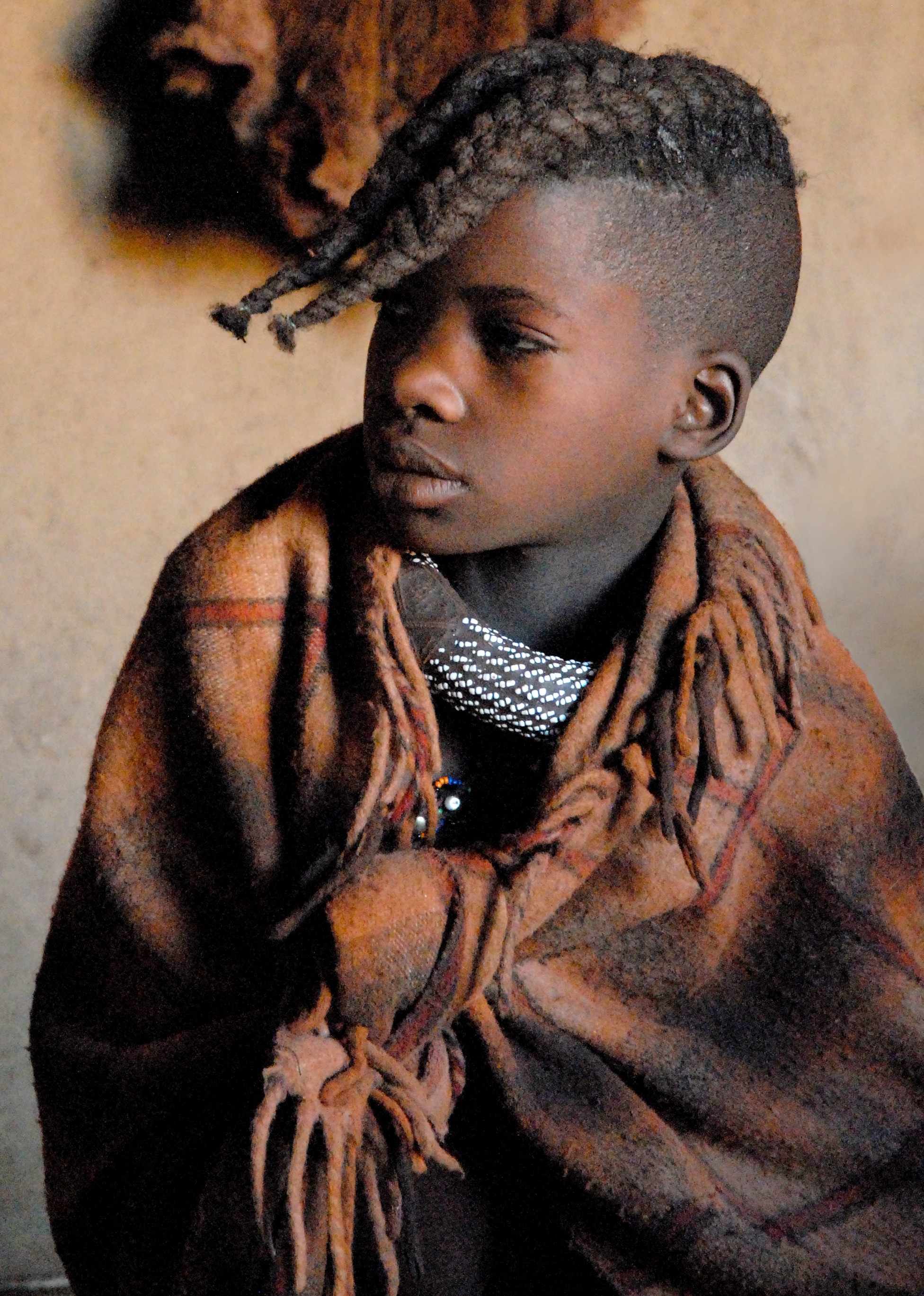 Faie Davis, Himba children look right Faie Davis, Himba children look right