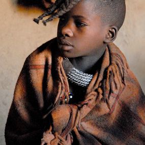 Photographie, Himba children look right, Faie Davis