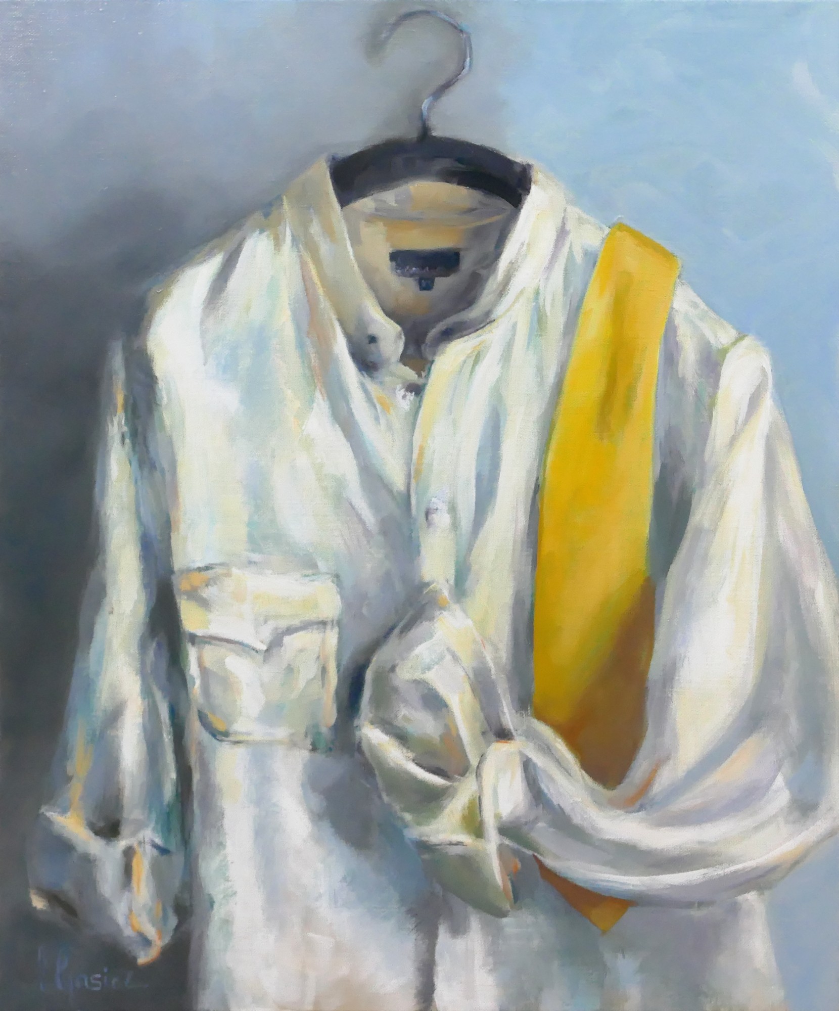 Laurence Gasior, La cravate jaune Laurence Gasior, La cravate jaune