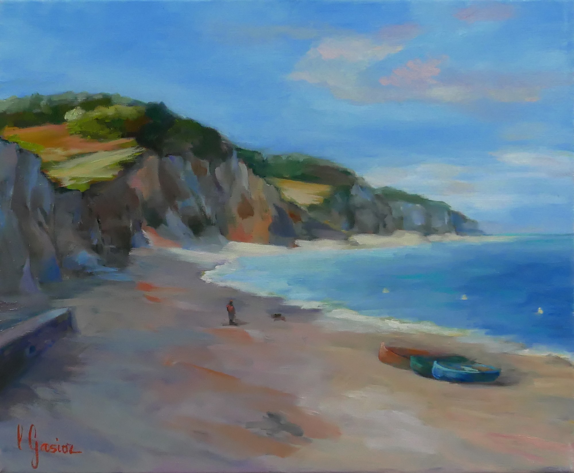 Laurence Gasior, Falaises Quiberville sur mer Laurence Gasior, Falaises Quiberville sur mer