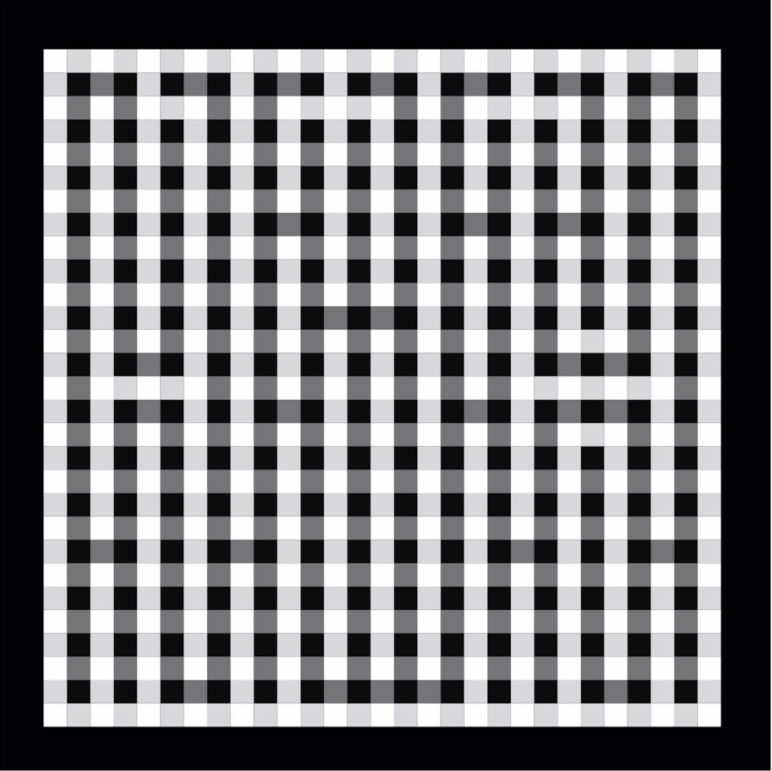 L'Atlas, Print new squares - Grey L'Atlas, Print new squares - Grey